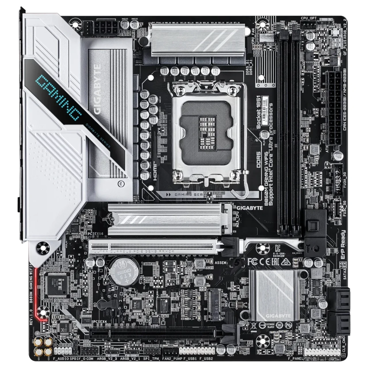 GIGABYTE MB INTEL B860M GAMING WIFI6 DDR5 - Main Image