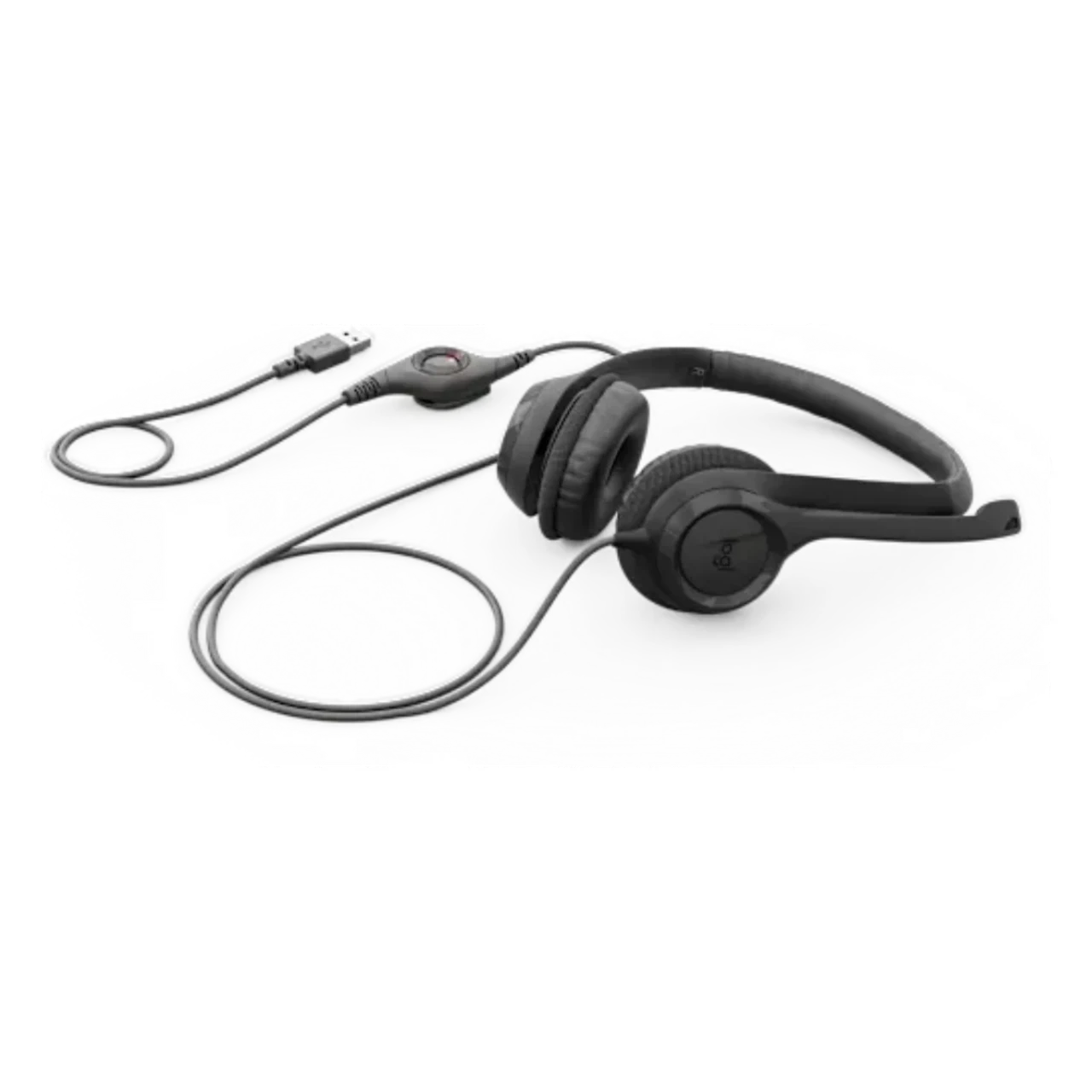 H390 USB Headset - Black - Main Image