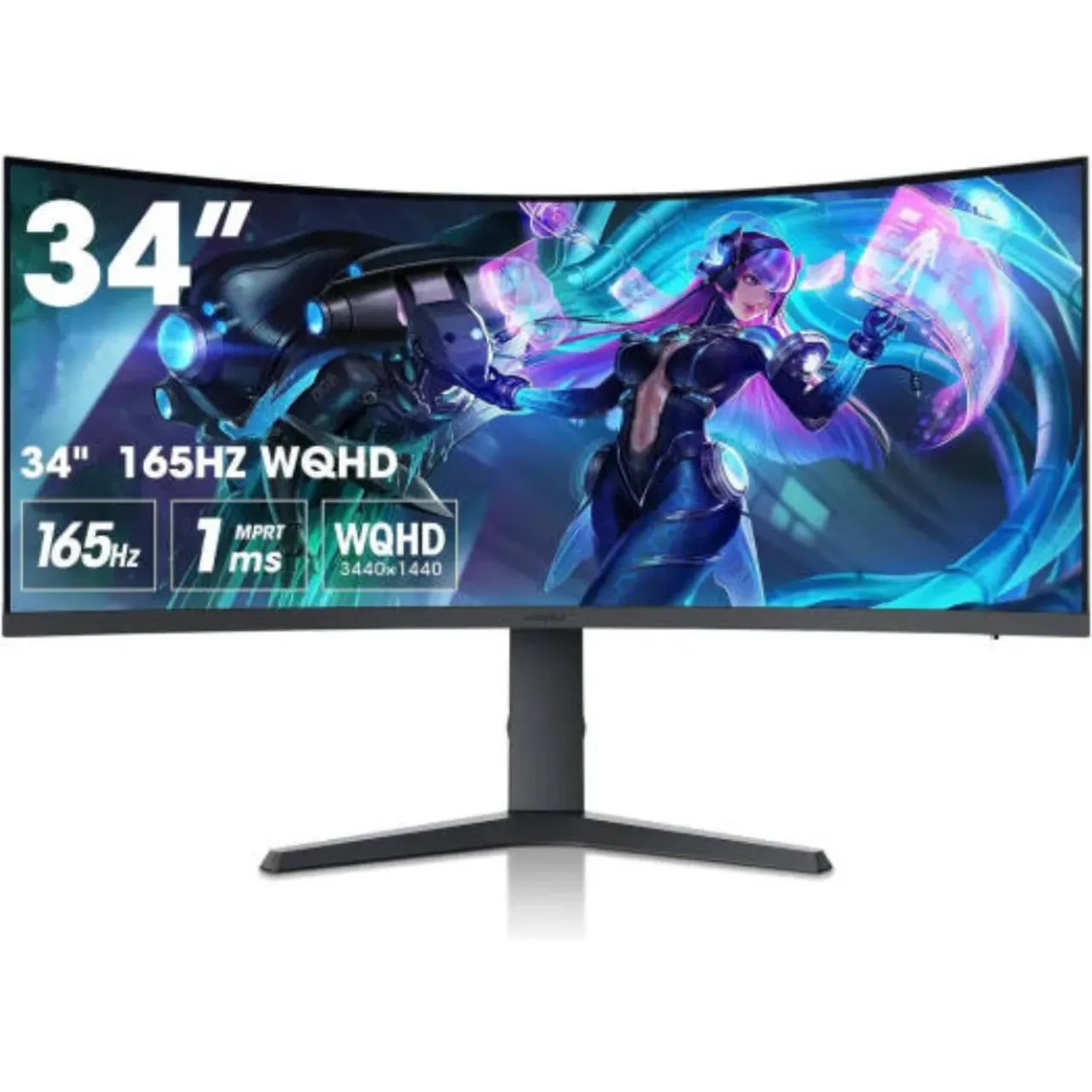 KOORUI 34E6UC 34 inch WQHD GAMING MONITOR 165Hz 1ms VA PANEL 5 KOORUI 34E6UC 34 inch WQHD GAMING MONITOR 165Hz 1ms VA PANEL thumbnail 5