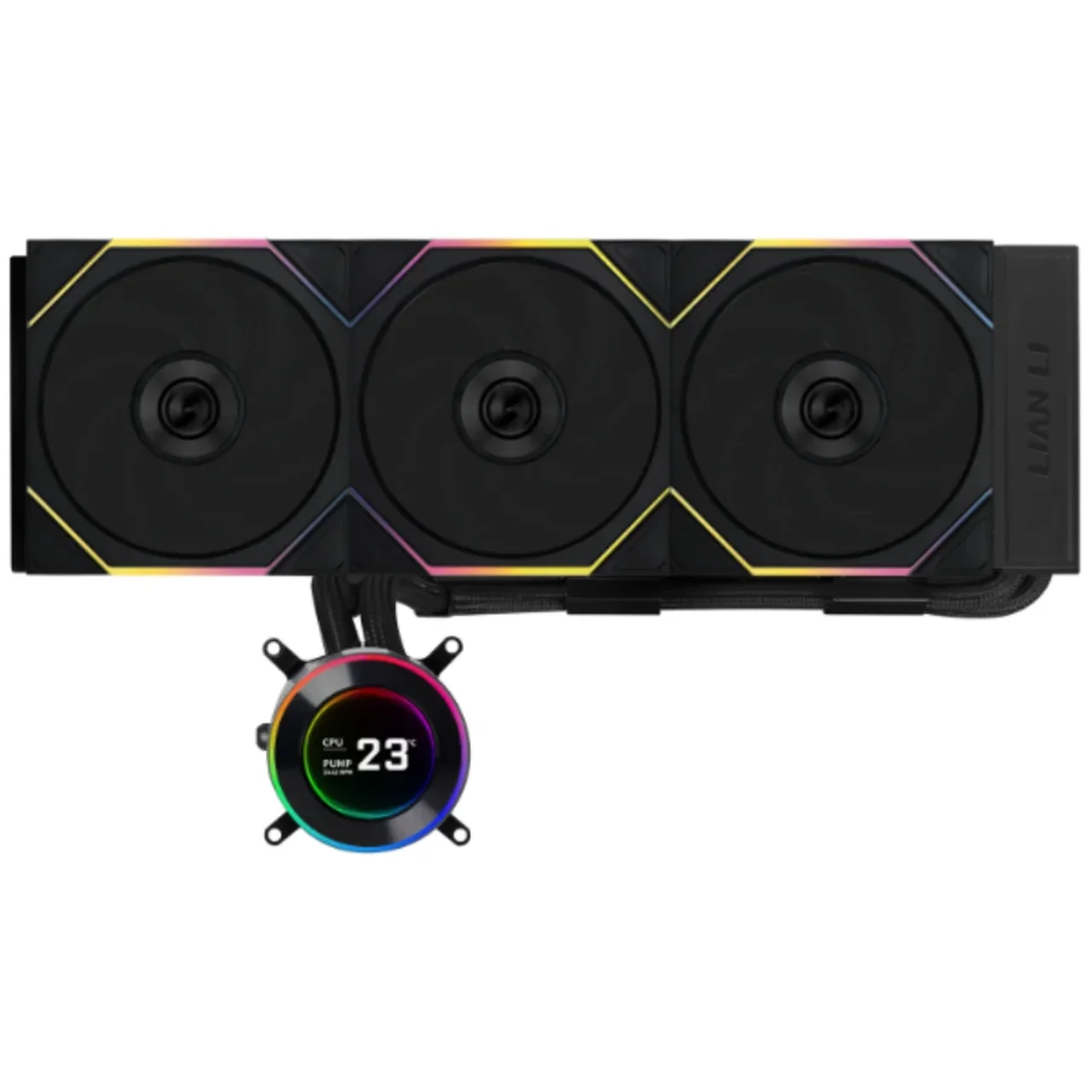 LIANLI Hydroshift II LCD-C Black Fanless thumbnail 2