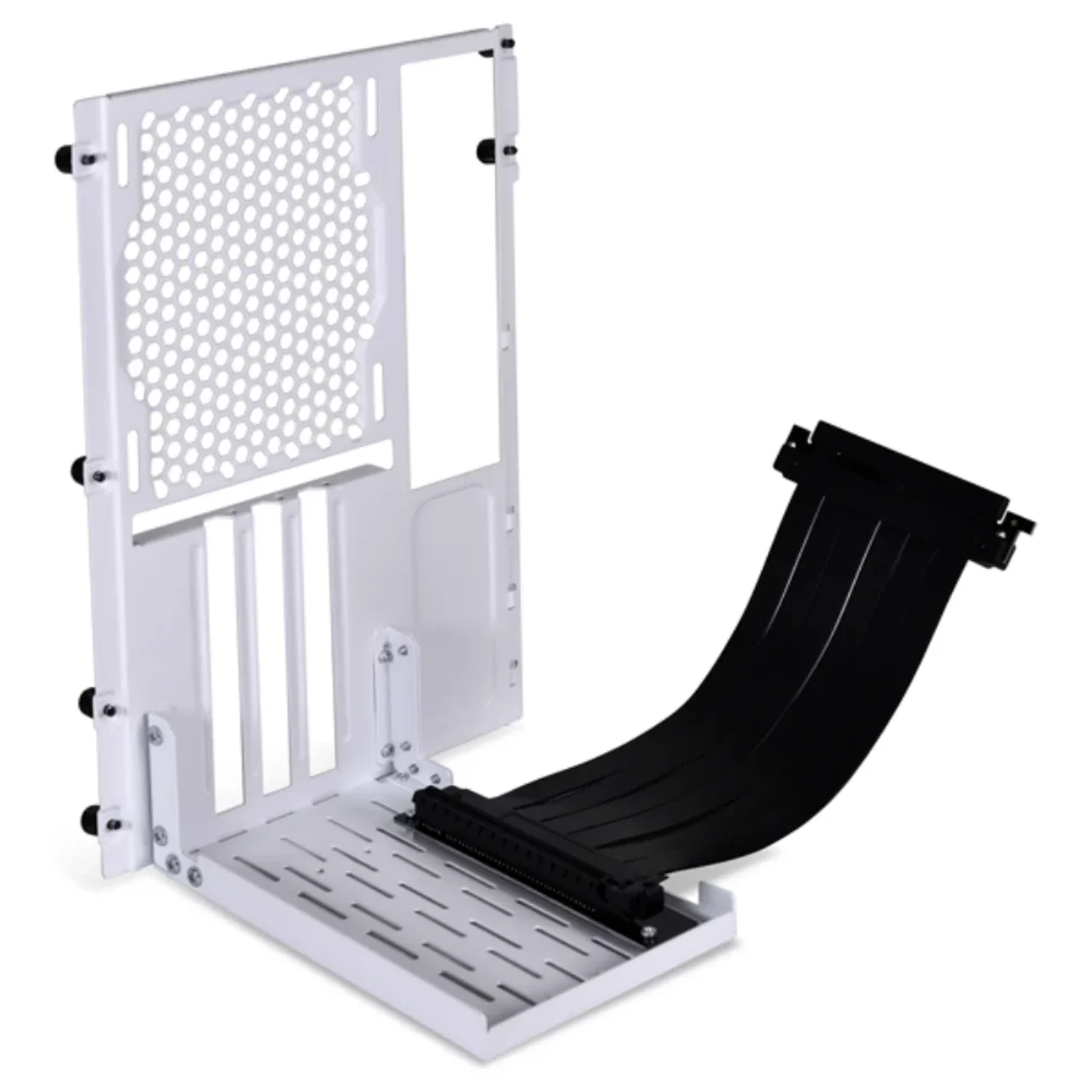LIANLI O11D-MINI 1W-4 PCIe 4.0 Vertical bracket kit - White 5 LIANLI O11D-MINI 1W-4 PCIe 4.0 Vertical bracket kit - White thumbnail 5