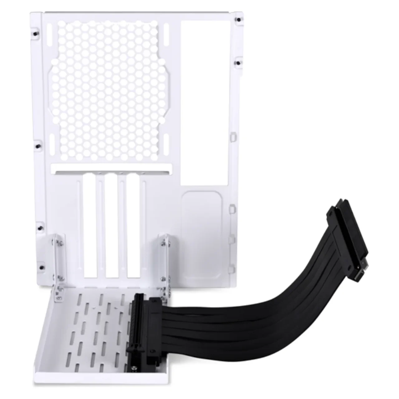 LIANLI O11D-MINI 1W-4 PCIe 4.0 Vertical bracket kit - White 2 LIANLI O11D-MINI 1W-4 PCIe 4.0 Vertical bracket kit - White thumbnail 2