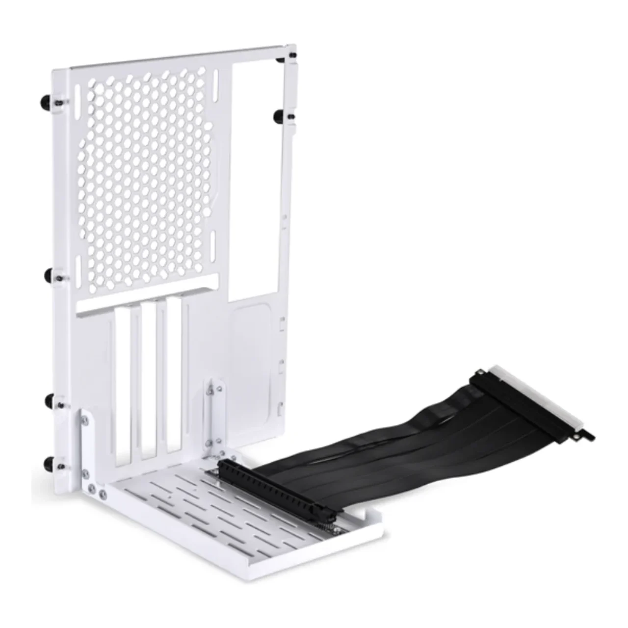 LIANLI O11D-MINI 1W-4 PCIe 4.0 Vertical bracket kit - White 3 LIANLI O11D-MINI 1W-4 PCIe 4.0 Vertical bracket kit - White thumbnail 3