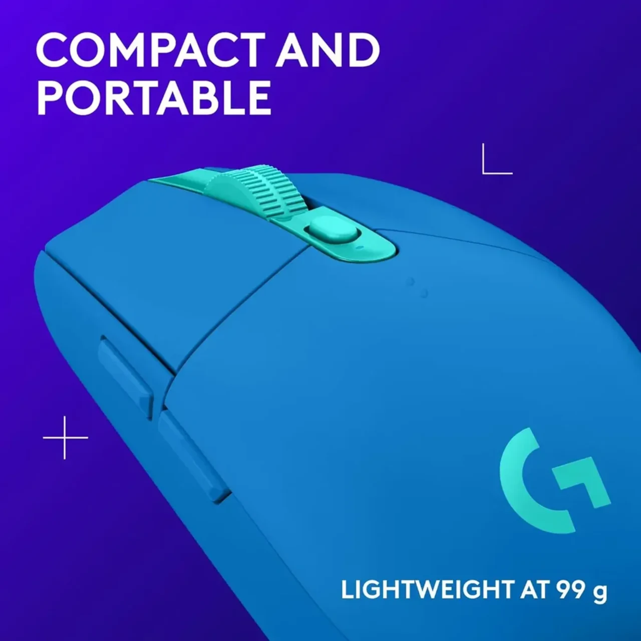 Logitech G304 HERO Lightspeed Wireless Gaming Mouse Blue 2 Logitech G304 HERO Lightspeed Wireless Gaming Mouse Blue thumbnail 2