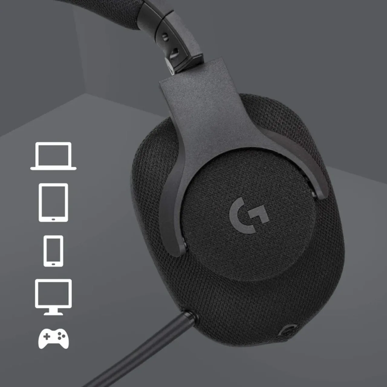 Logitech G433 -SURROUND SOUND Gaming Headphone BLACK 2 Logitech G433 -SURROUND SOUND Gaming Headphone BLACK thumbnail 2