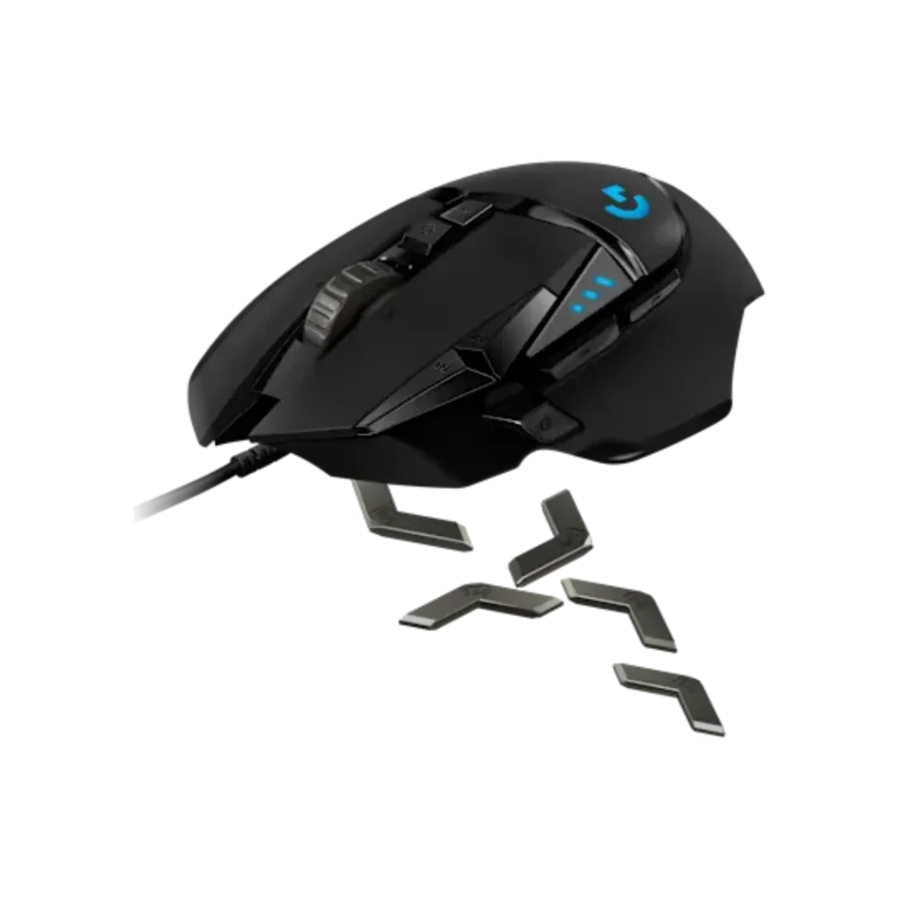 Logitech G502 H.E.R.O Wired Gaming Mouse, Color: Black 2 Logitech G502 H.E.R.O Wired Gaming Mouse, Color: Black thumbnail 2