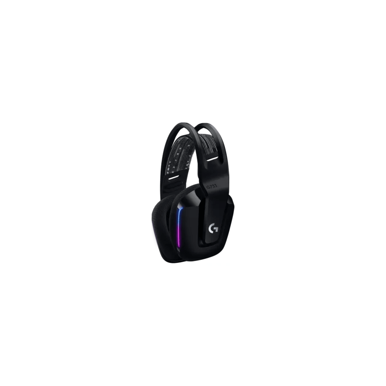 Logitech G733 LIGHTSPEED Wireless RGB Gaming Headset - BLACK 2 Logitech G733 LIGHTSPEED Wireless RGB Gaming Headset - BLACK thumbnail 2