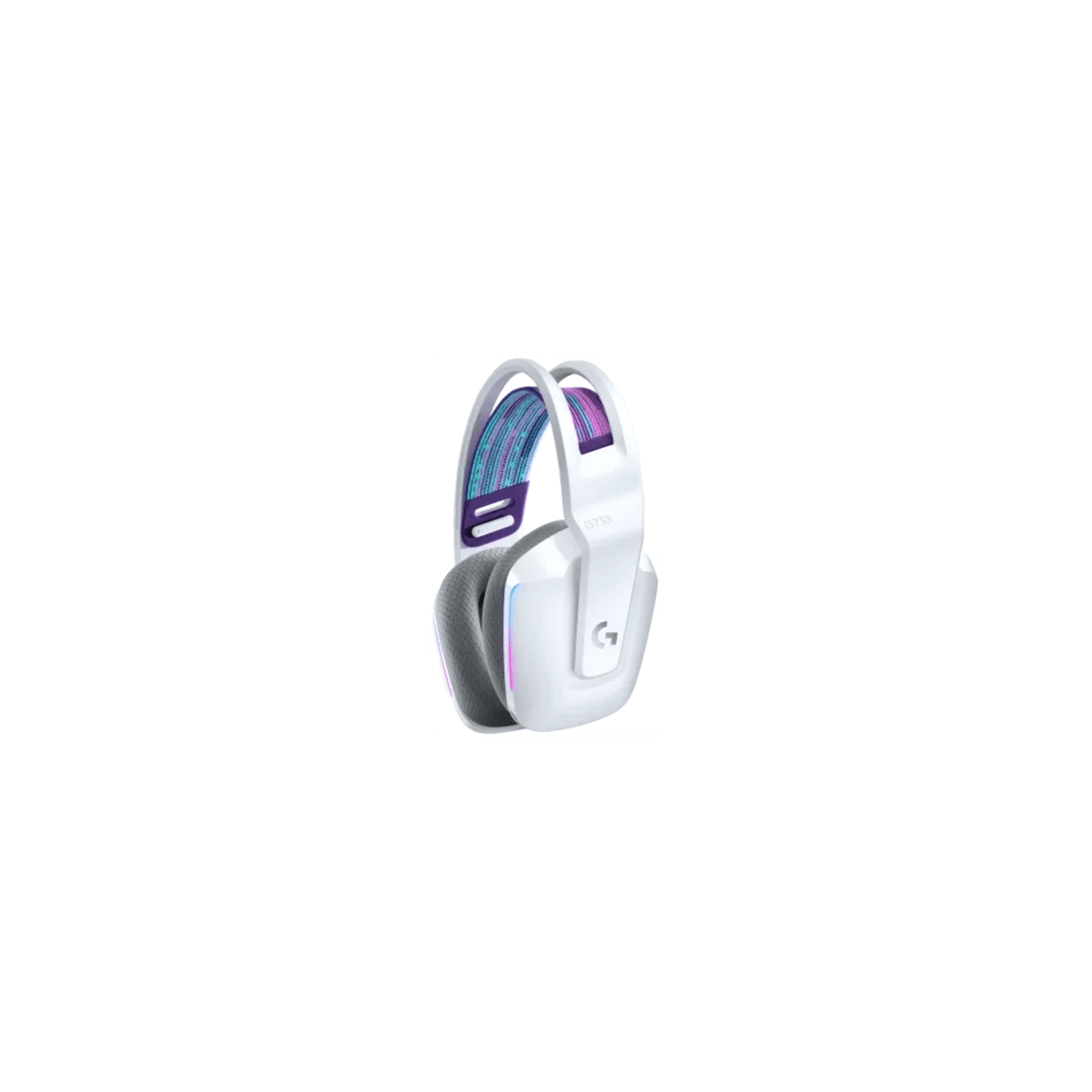 Logitech G733 LIGHTSPEED Wireless RGB Gaming Headset - White 2 Logitech G733 LIGHTSPEED Wireless RGB Gaming Headset - White thumbnail 2