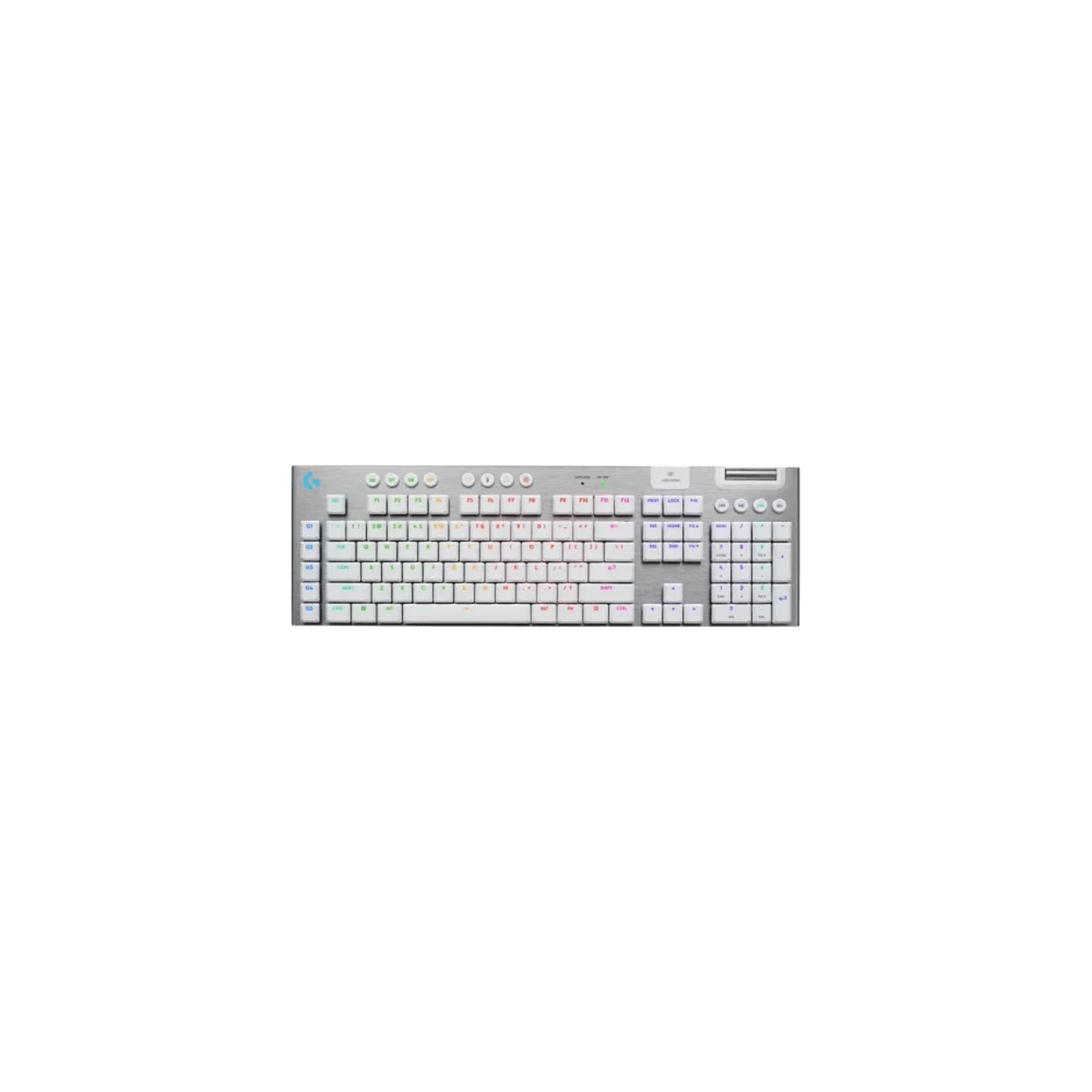 Logitech G915 X Tactile LIGHTSPEED Wireless RGB Mechanical - White 4 Logitech G915 X Tactile LIGHTSPEED Wireless RGB Mechanical - White thumbnail 4