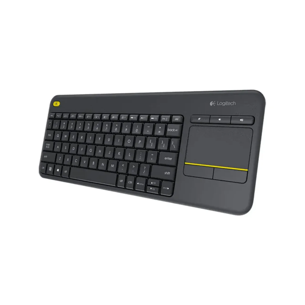 Logitech K400 Wireless Touch Keyboard, Color: Black - Main Image Logitech K400 Wireless Touch Keyboard, Color: Black - Main Image