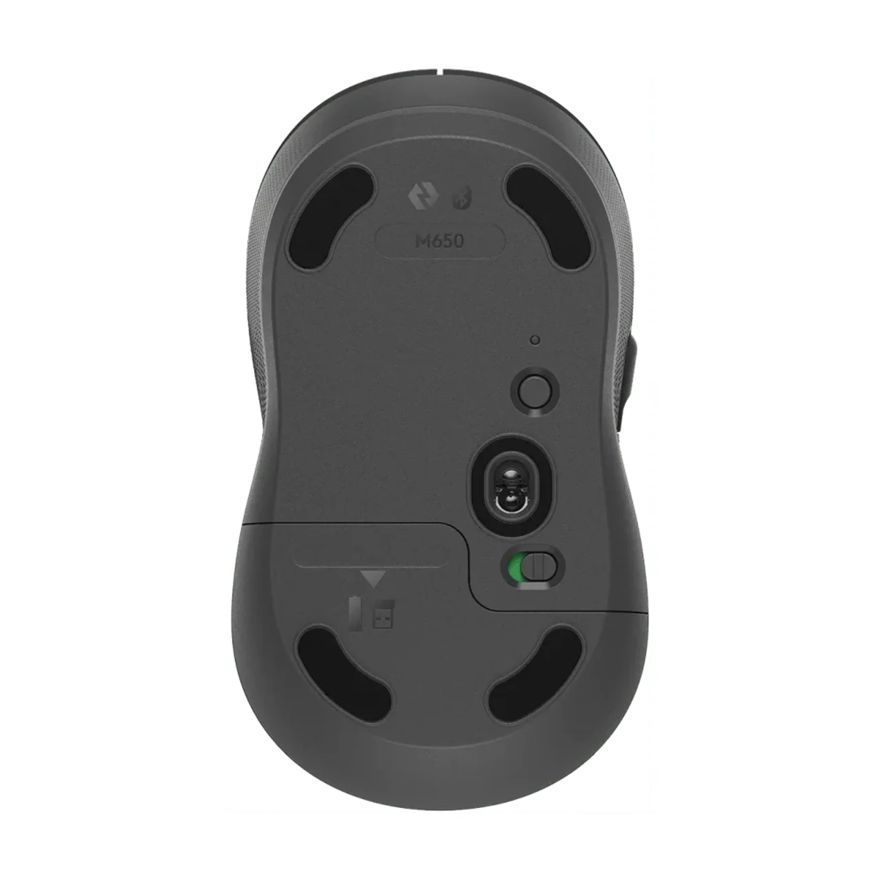 Logitech M650 Signature Wireless Mouse & Bluetooth Mouse - Gray - Main Image Logitech M650 Signature Wireless Mouse & Bluetooth Mouse - Gray - Main Image