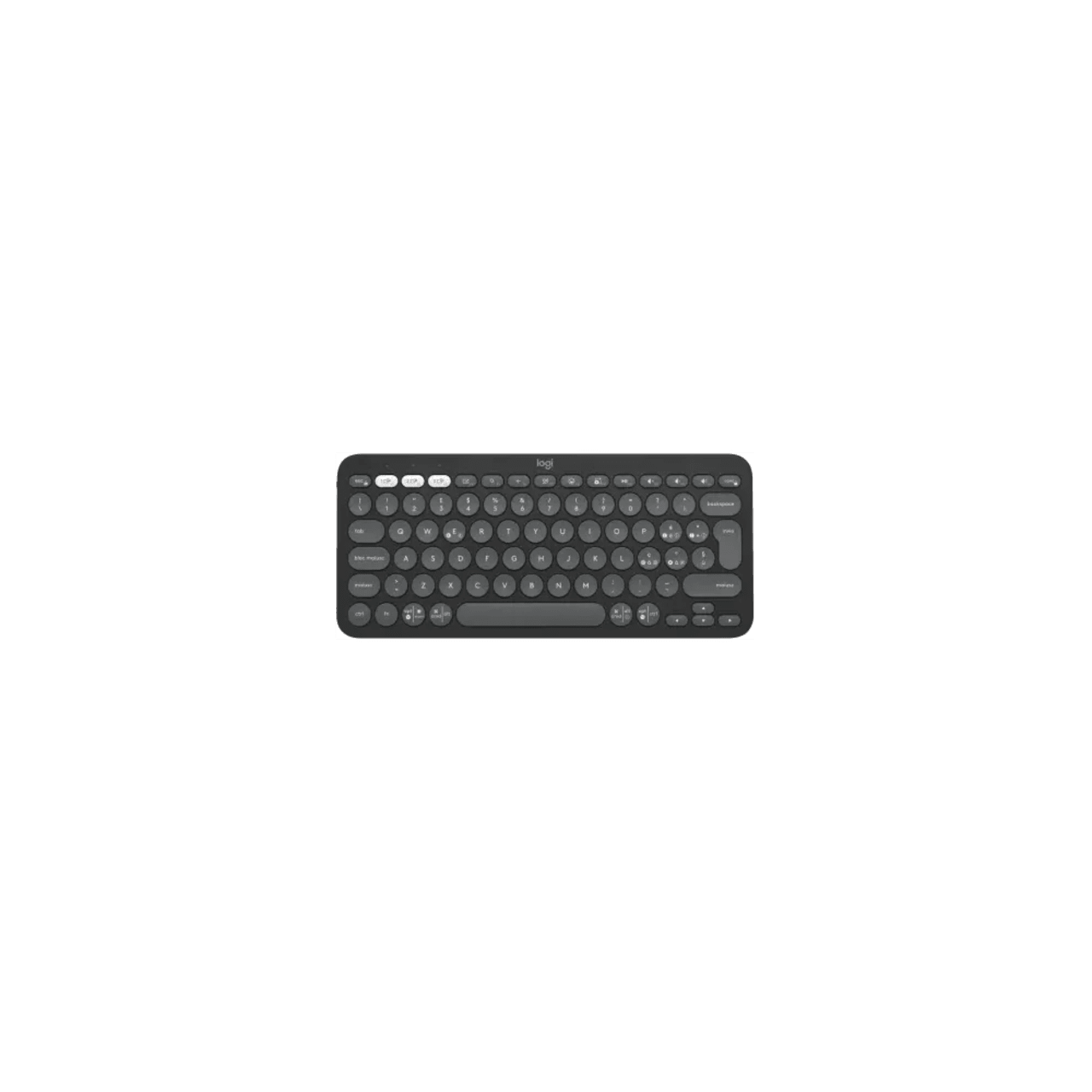 Logitech Pebble Keys 2 k380s Bluetooth - Black 9 Logitech Pebble Keys 2 k380s Bluetooth - Black thumbnail 9