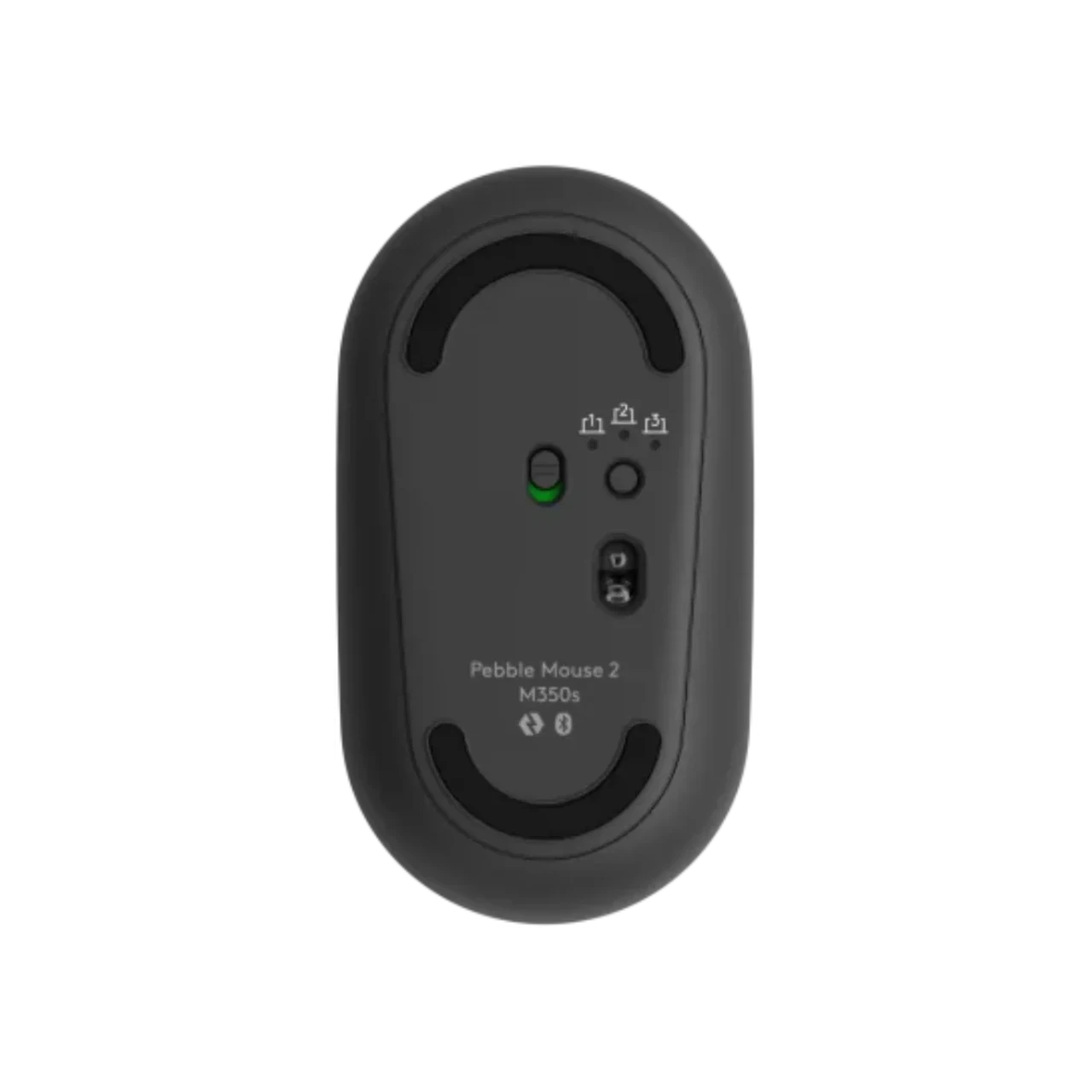 Logitech M350s Bluetooth Multi device Pebble Mouse - Gray thumbnail 4