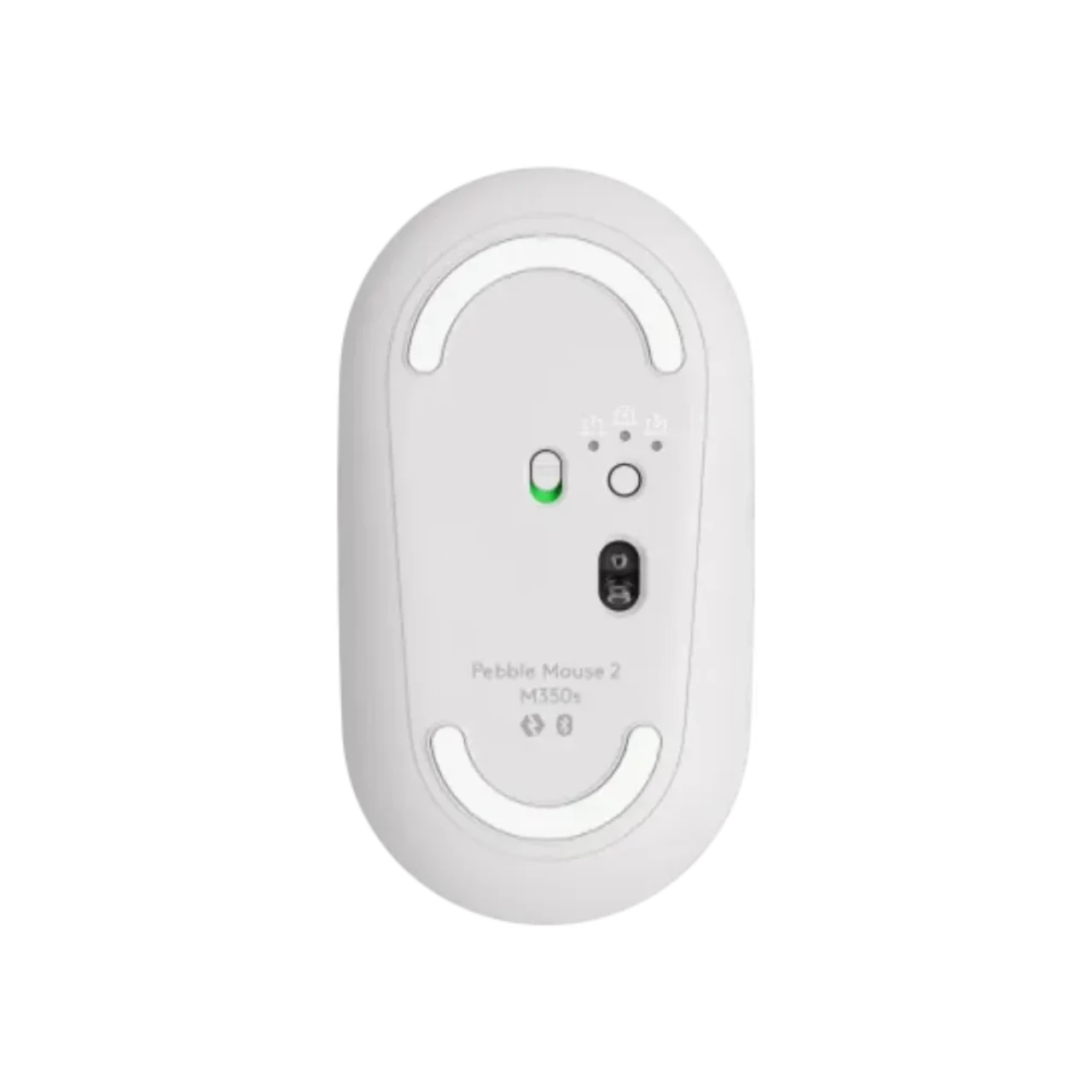 Logitech M350s Bluetooth Multi device Pebble Mouse - White thumbnail 4