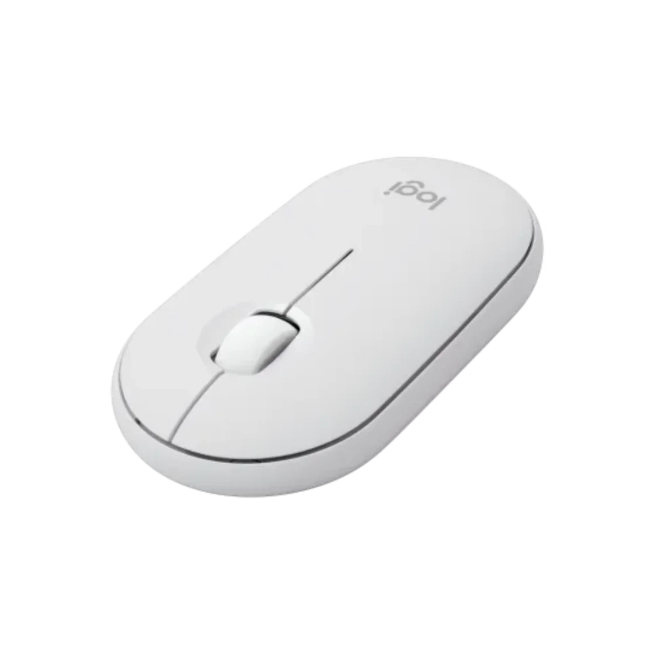Logitech M350s Bluetooth Multi device Pebble Mouse - White thumbnail 2