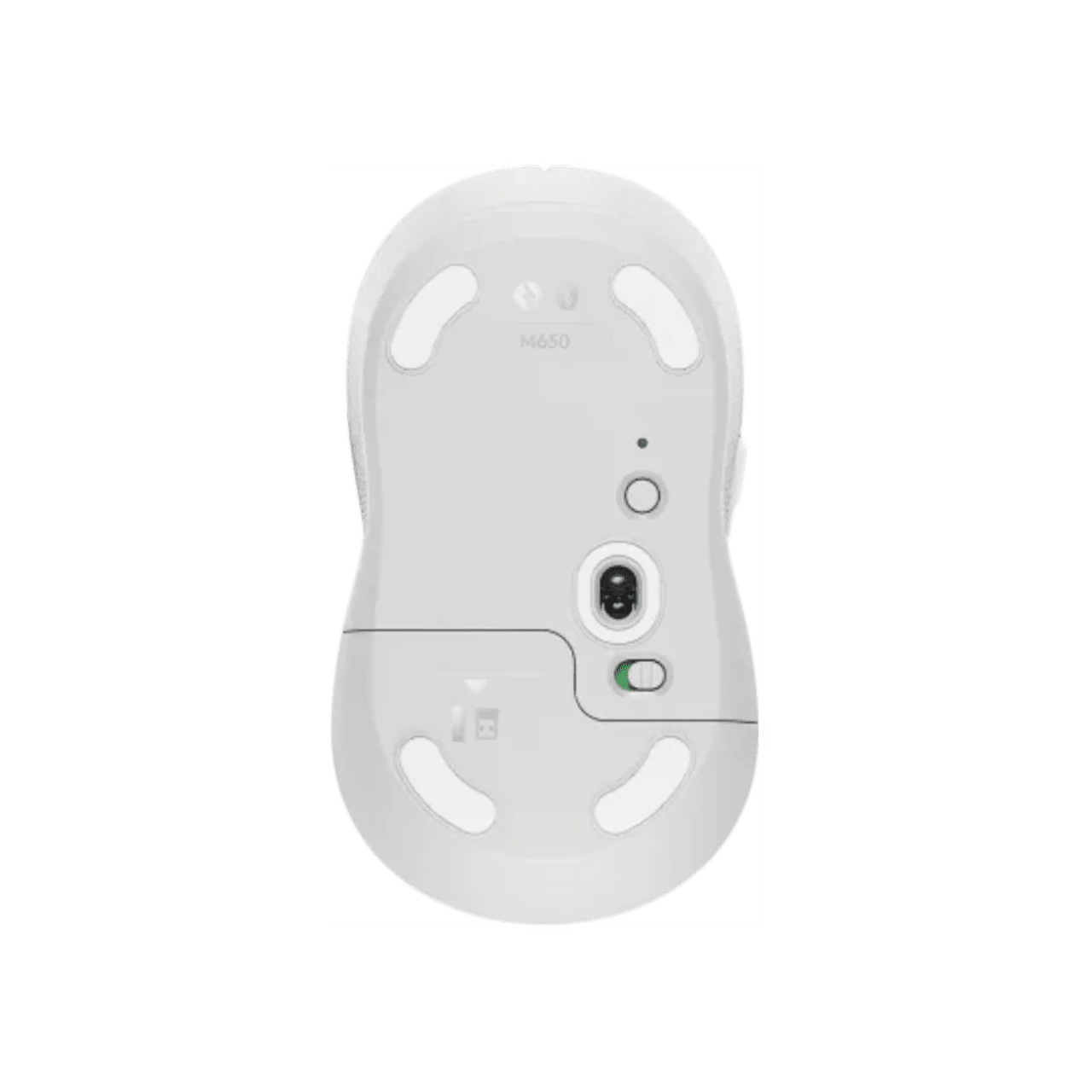 Logitech M650 Signature Wireless Mouse & Bluetooth Mouse - WHITE thumbnail 4