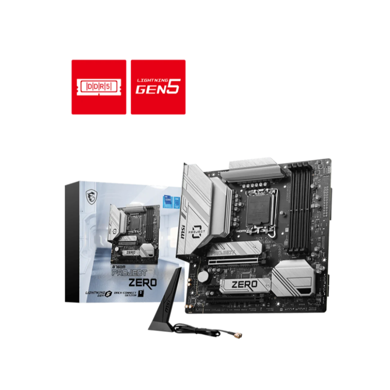  MSI  B760M PROJECT ZERO thumbnail 4