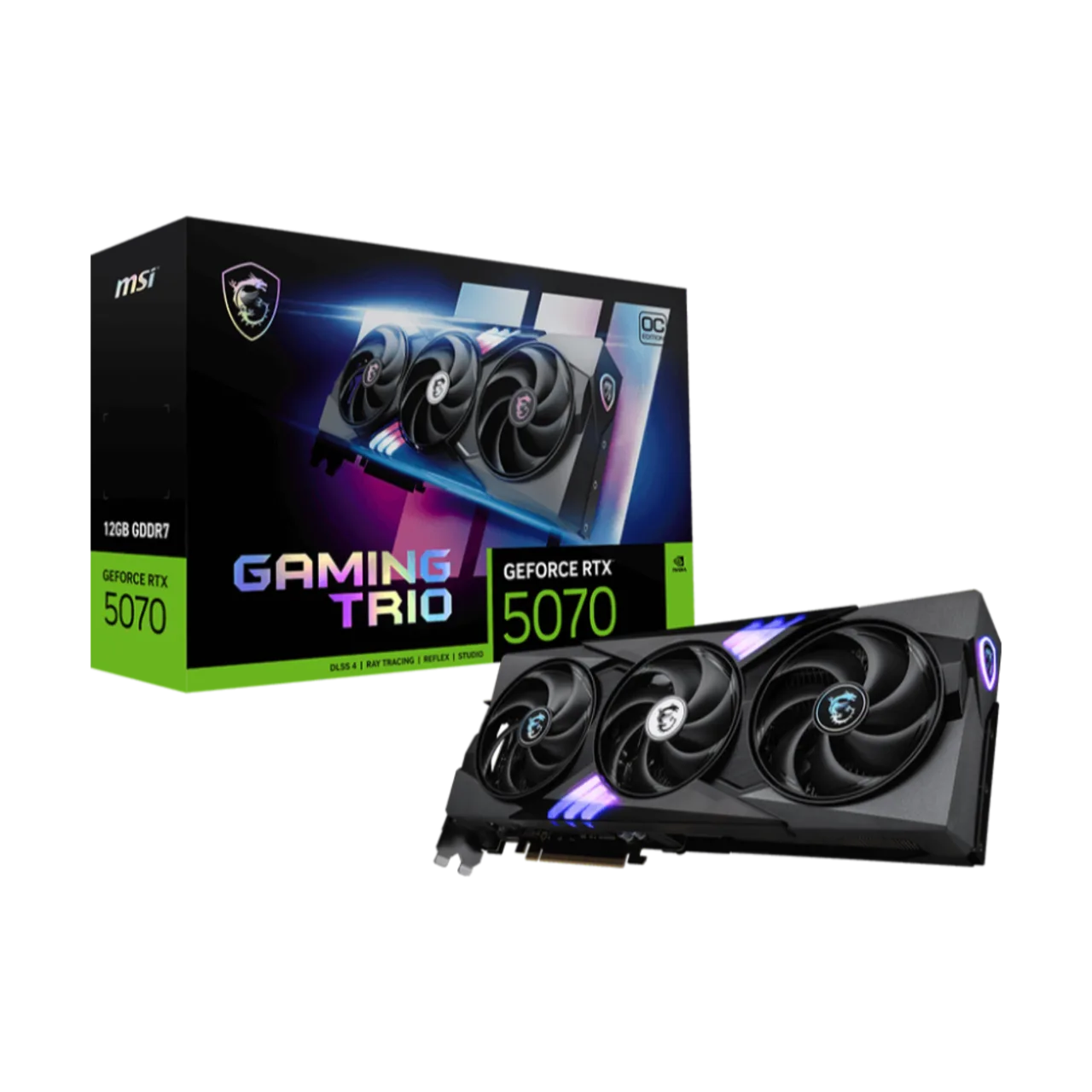MSI GeForce RTX 5070 12G GAMING TRIO OC thumbnail 4