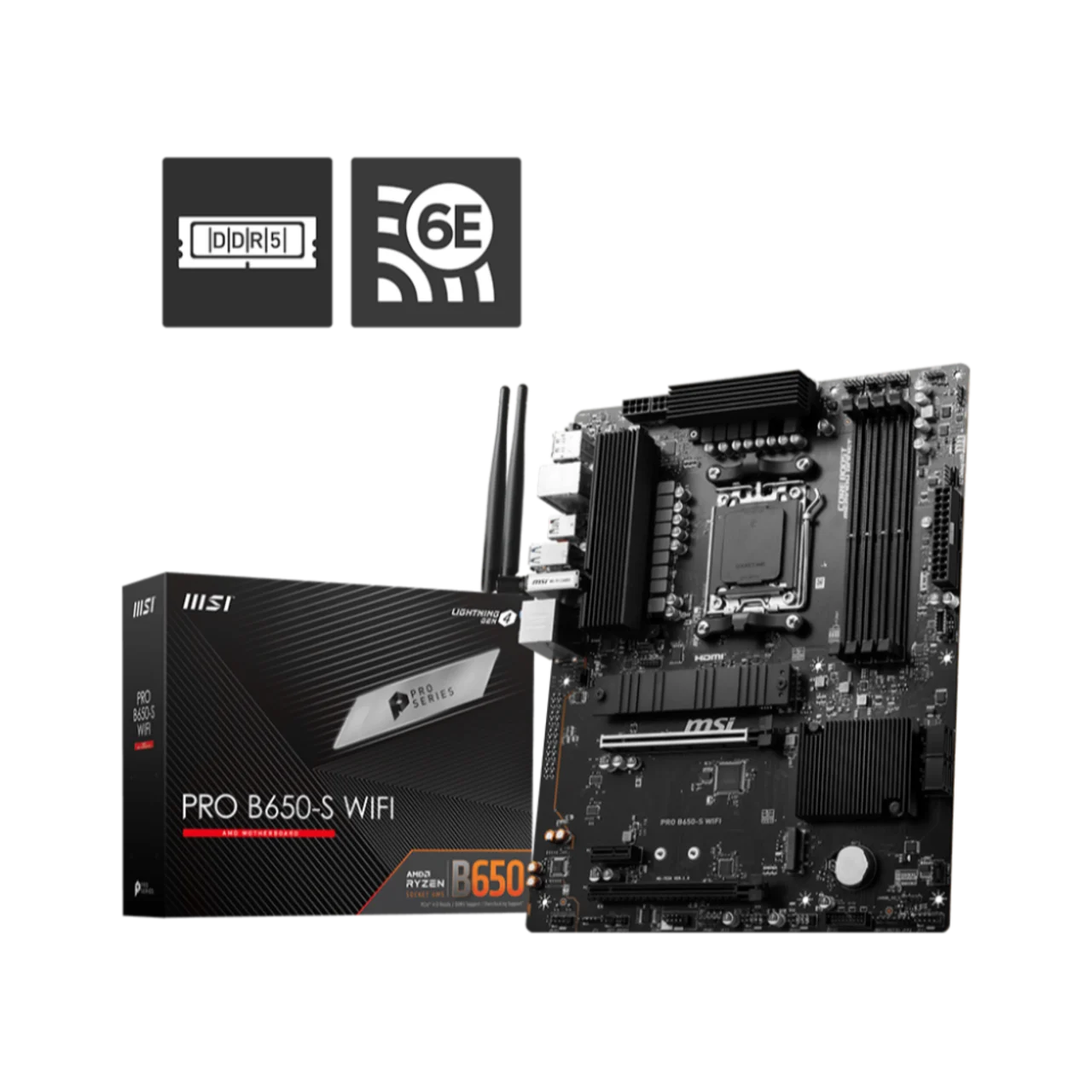 MSI PRO B650-S WIFI - Main Image MSI PRO B650-S WIFI - Main Image