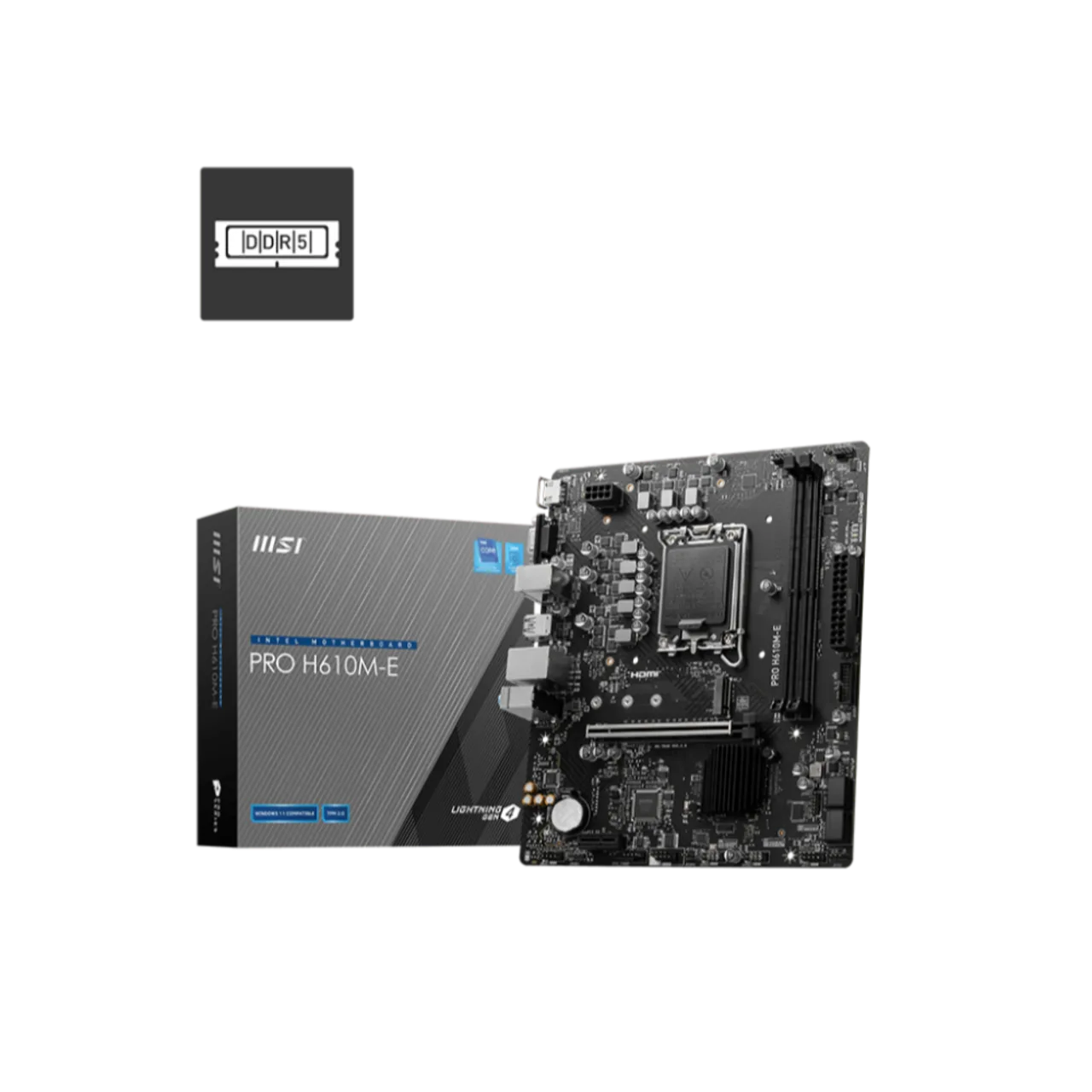  MSI  PRO H610M-E D5 - Main Image
