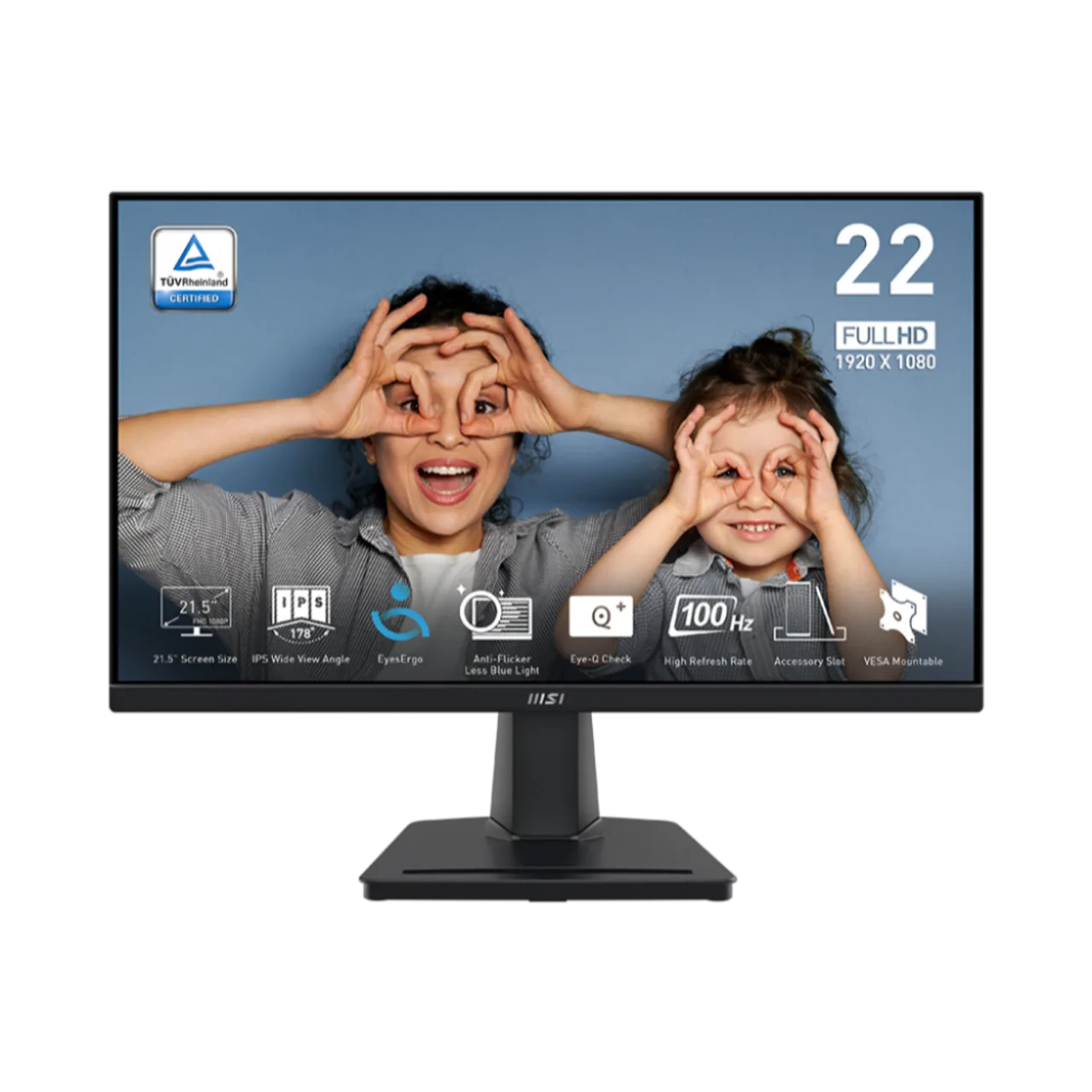 MSI PRO MP225 (IPS Panel, Res: 1920x1080, 100Hz, 1ms MPRT, 4MS GTG )  - Main Image