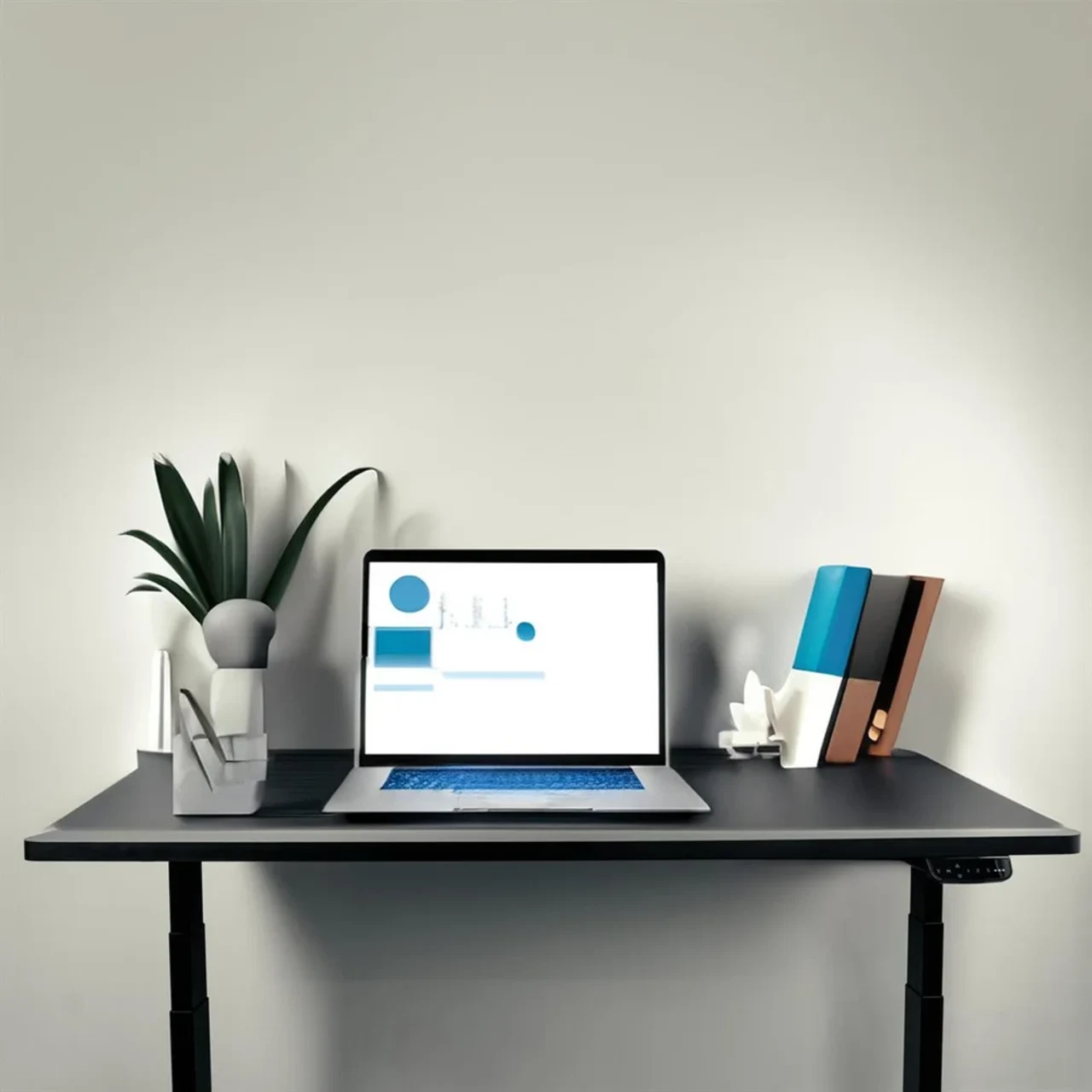 MXG SMD-02-AI Dual Motor SIT Stand Desk With APP Control 3 Stage Standard thumbnail 2