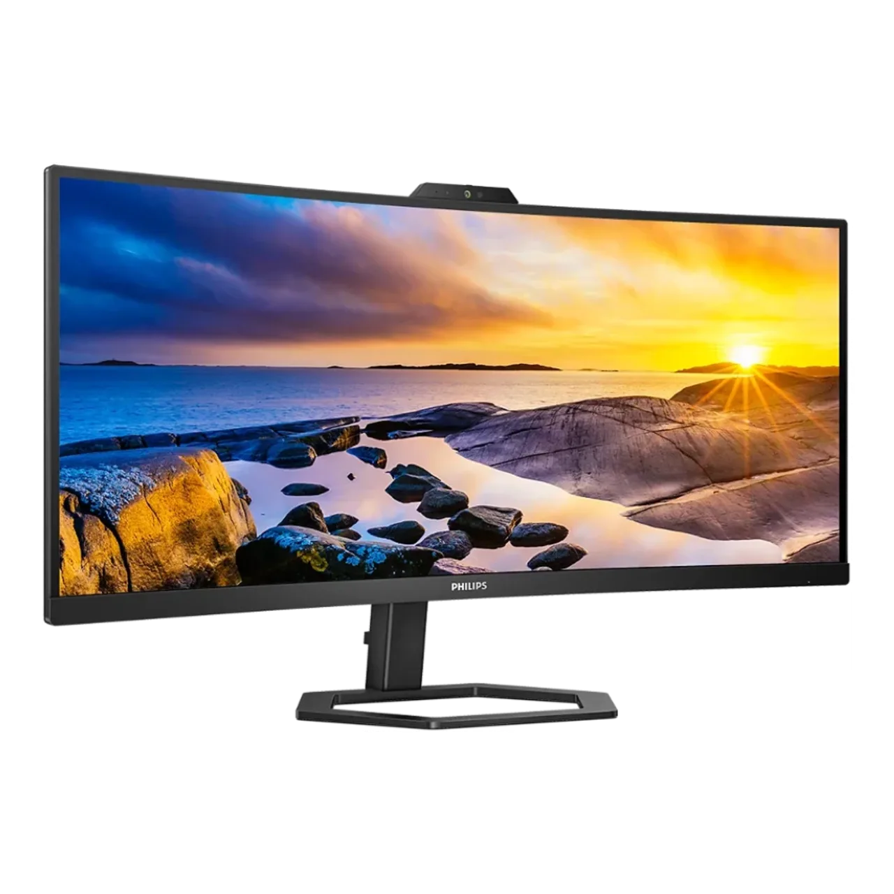  PHILIPS CURVED ULTRA-WIDE LED WITH 5.0 MEGAPIXEL BUILT-IN WINDOWS WEBCAM 34" 34E1C5600HE - Main Image