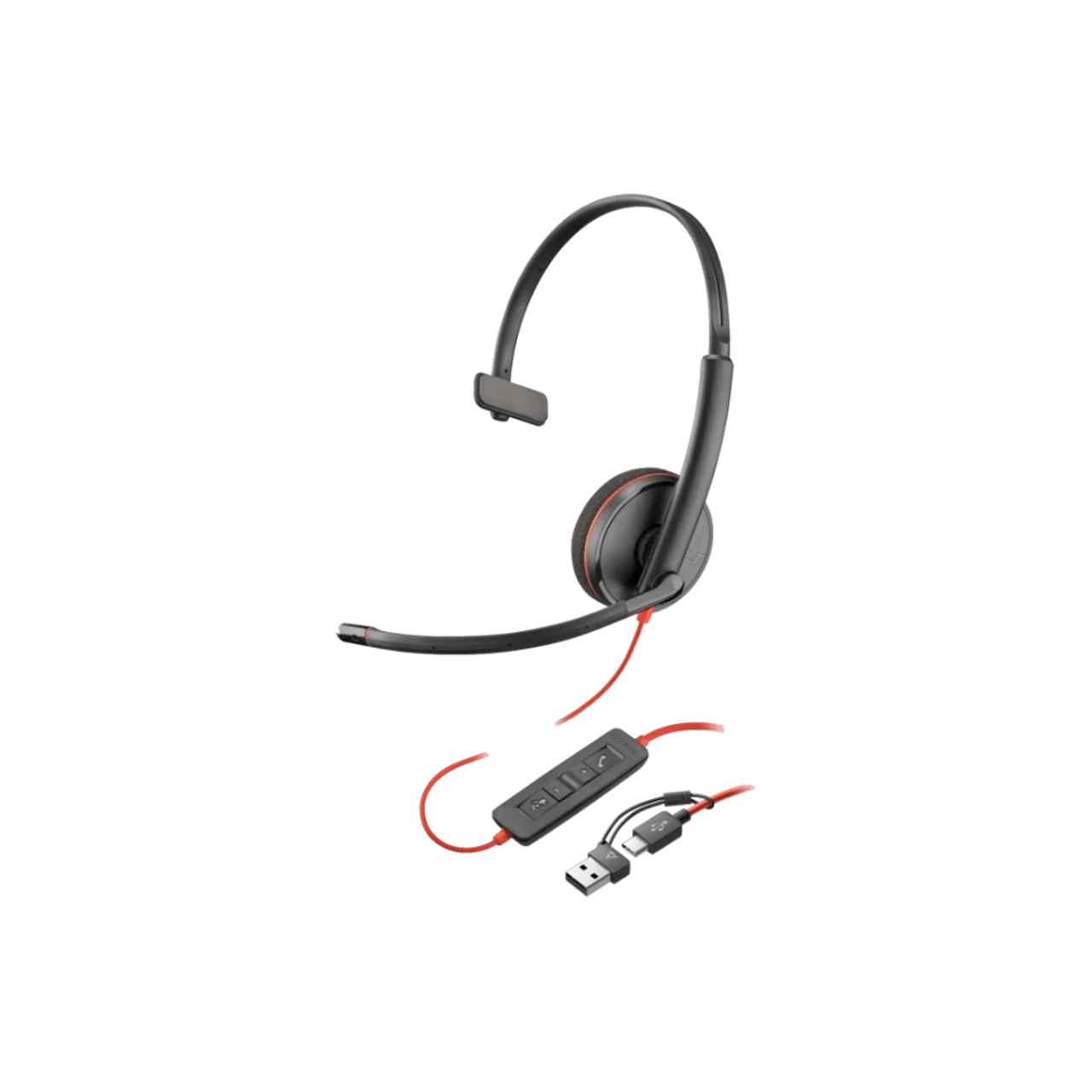 POLY / PLANTRONICS C3210 Mono USB-C / A Single Ear Headphone 5 POLY / PLANTRONICS C3210 Mono USB-C / A Single Ear Headphone thumbnail 5