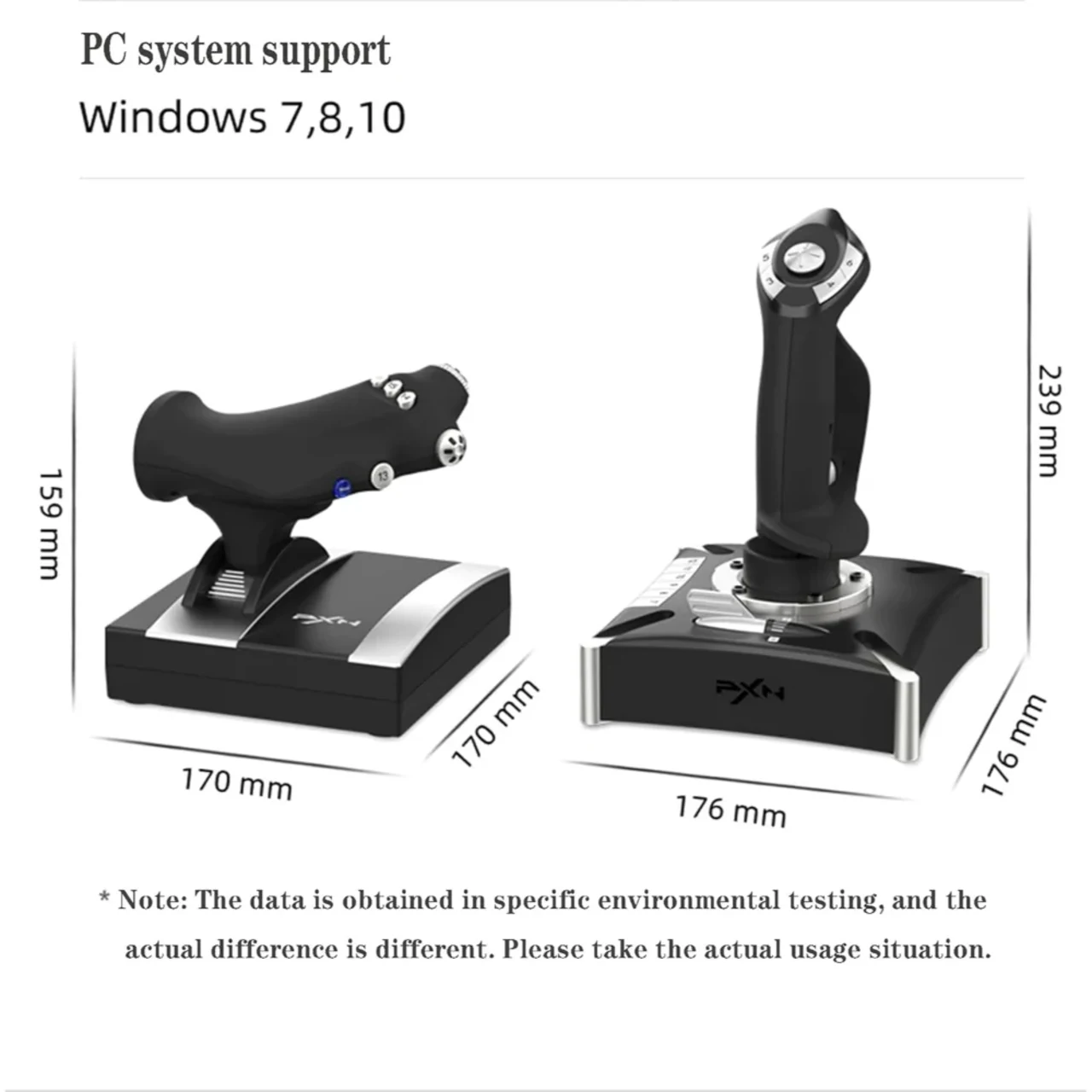 PXN-2119 PRO Flight Stick - Main Image PXN-2119 PRO Flight Stick - Main Image