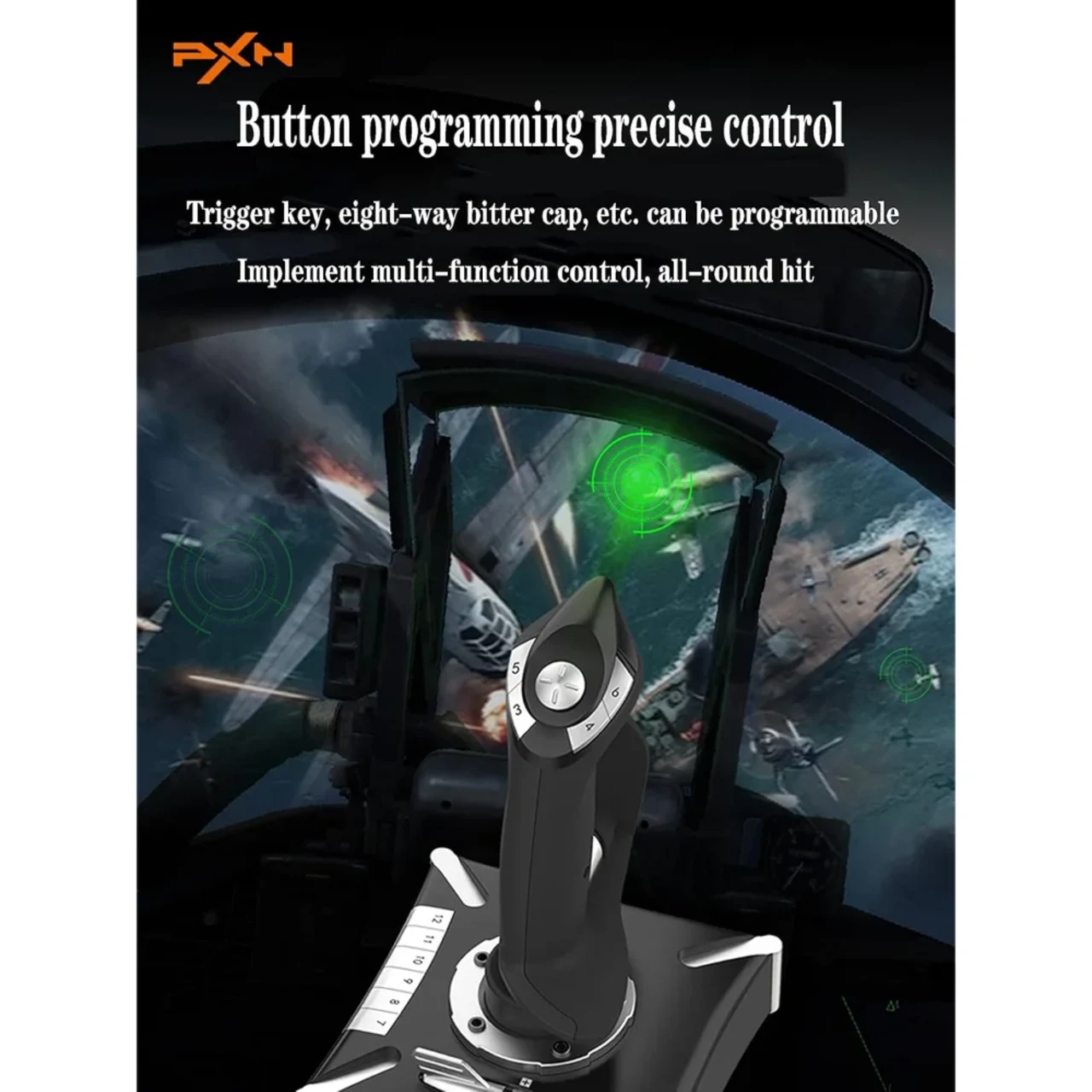 PXN-2119 PRO Flight Stick 3 PXN-2119 PRO Flight Stick thumbnail 3