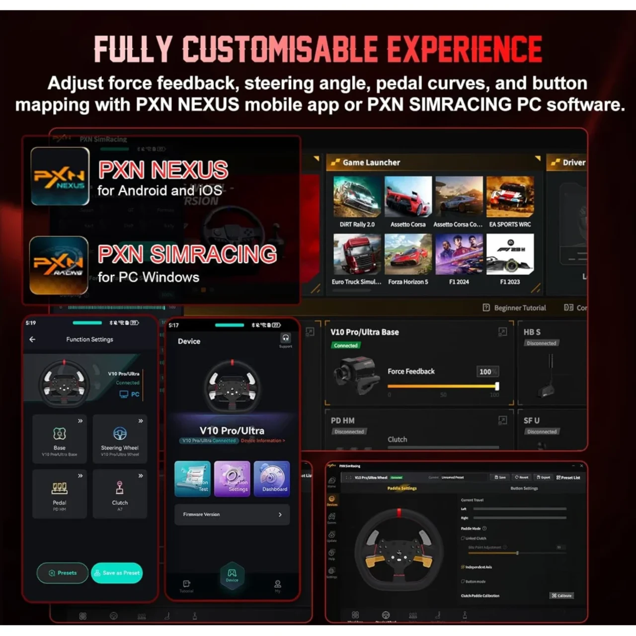 PXN-V10 PRO - Main Image PXN-V10 PRO - Main Image