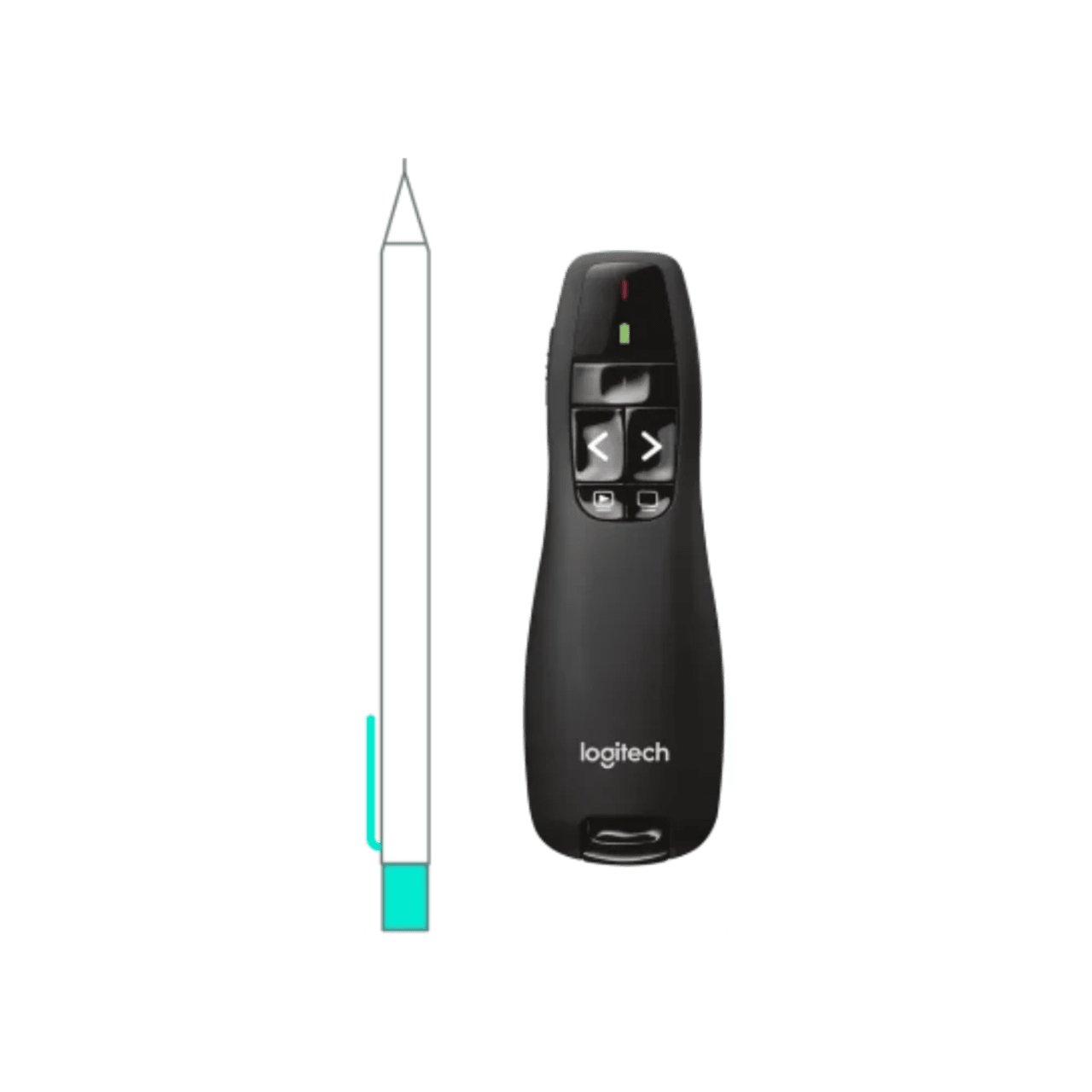 Logitech R400 Presenter Wireless - Black 5 Logitech R400 Presenter Wireless - Black thumbnail 5