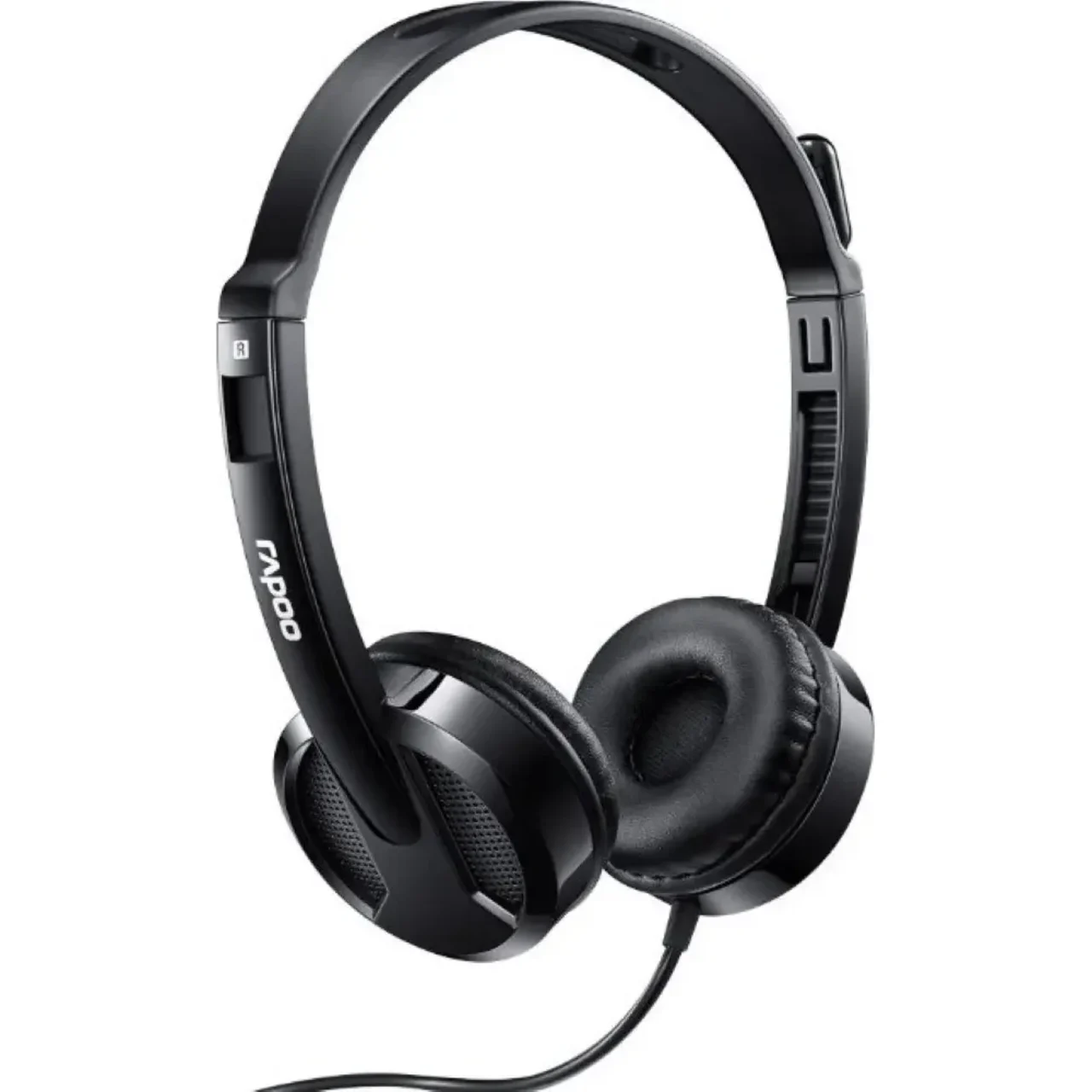RAPOO H100 Wired Stereo headset Black 2 RAPOO H100 Wired Stereo headset Black thumbnail 2