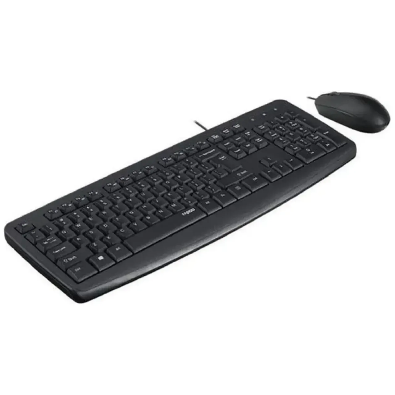RAPOO NX1600 Wired Mouse & Keyboard Combo  US_Black - Main Image