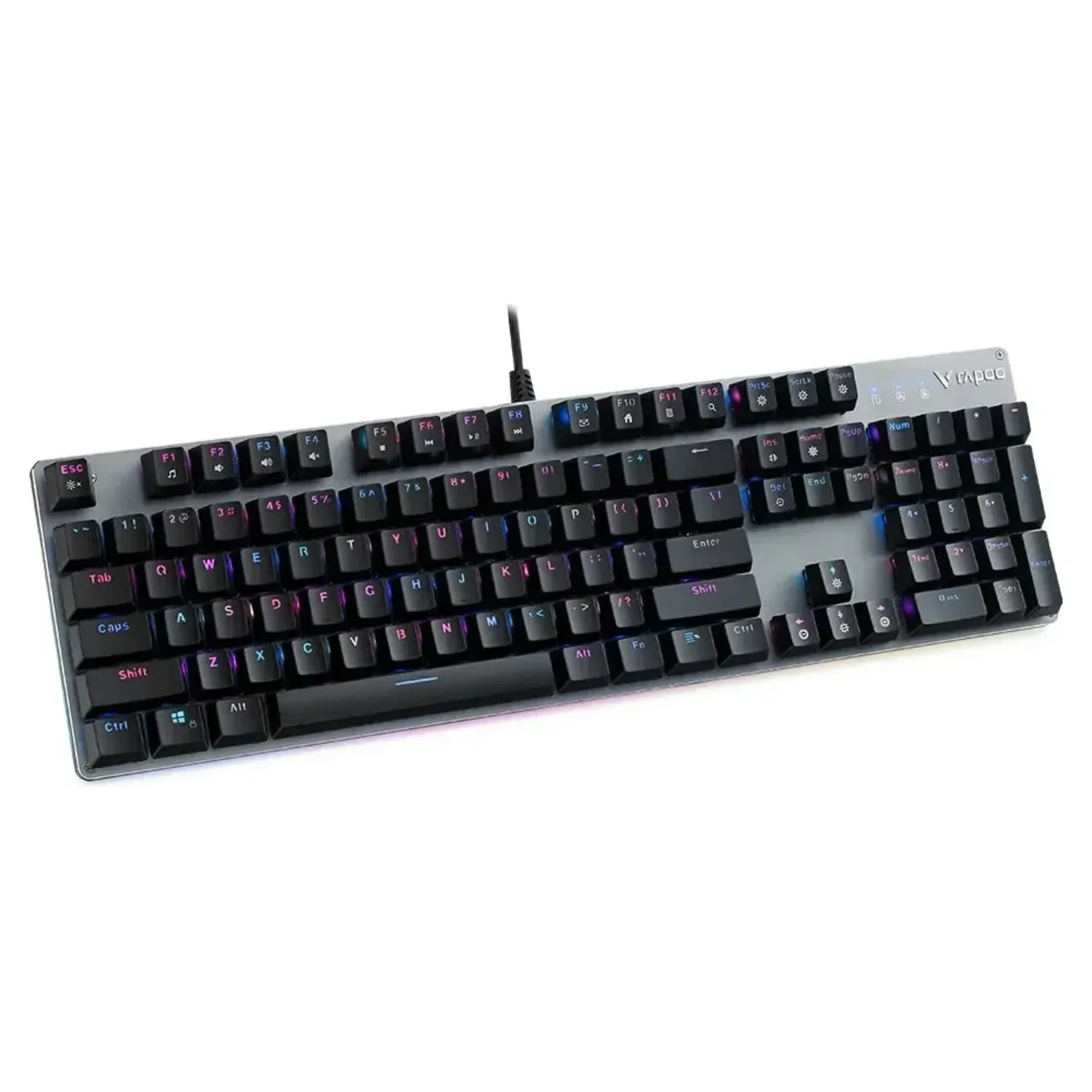 RAPOO V520 Backlit Mechanical Gaming Keyboard  US_Black  - Main Image