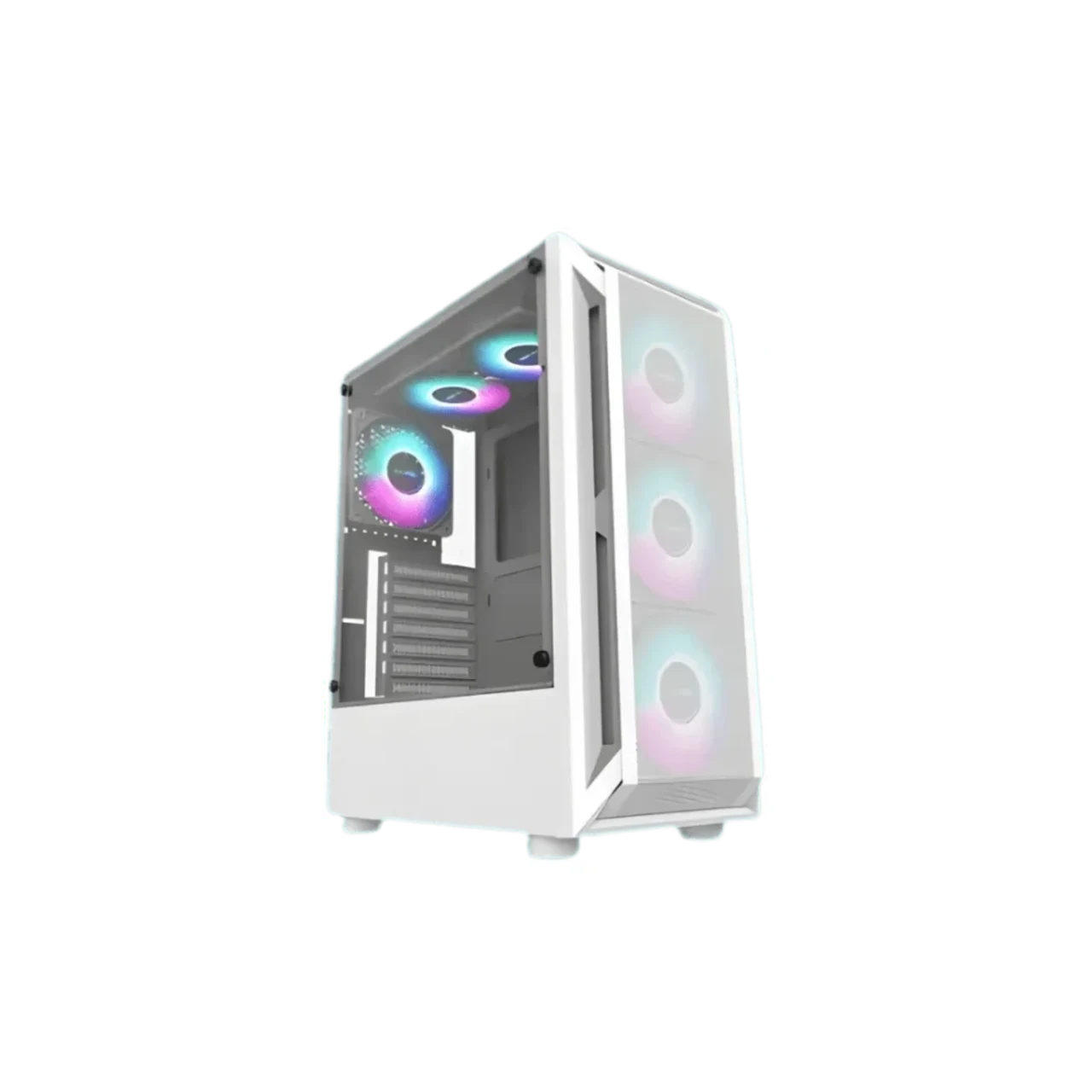 Sonic R19 ATX ARGB Gaming Case - White - Main Image Sonic R19 ATX ARGB Gaming Case - White - Main Image