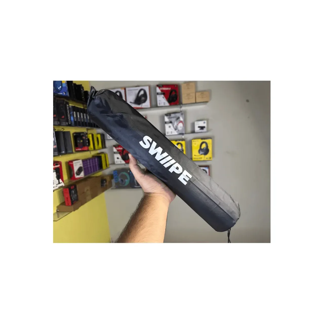 Swipe SPXL XXL Gaming Mousepad - Black 18"x36" Inch (930 x 410 x 4MM) - Main Image Swipe SPXL XXL Gaming Mousepad - Black 18"x36" Inch (930 x 410 x 4MM) - Main Image