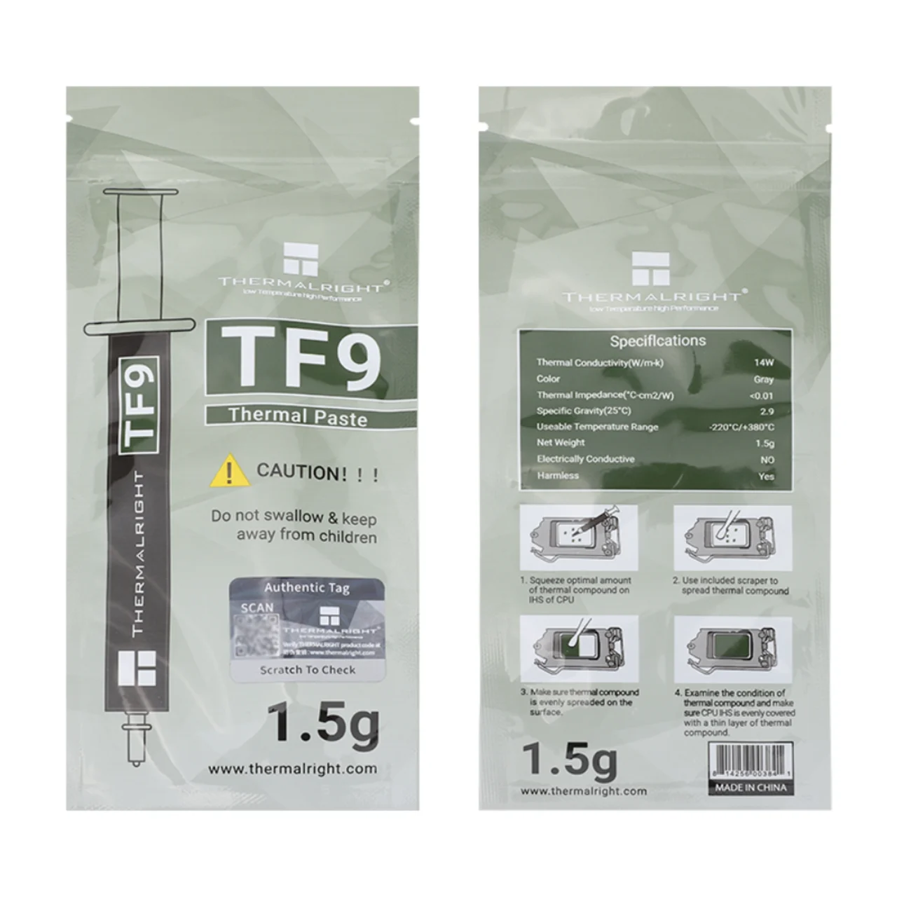 Thermal Right TF9 1.5G - Main Image Thermal Right TF9 1.5G - Main Image