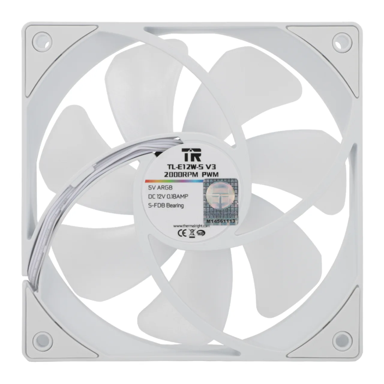 Thermal Right TR TL E12W-S V3 CASE FAN WHITE 3 Thermal Right TR TL E12W-S V3 CASE FAN WHITE thumbnail 3