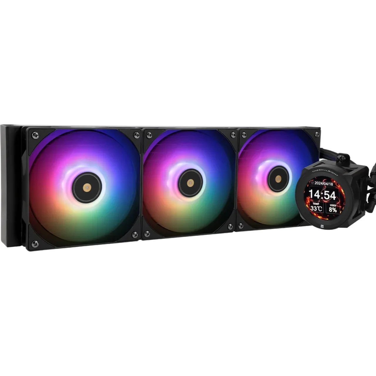 THERMALRIGHT TR 360 CORE VISION LCD ARGB BLACK  thumbnail 4
