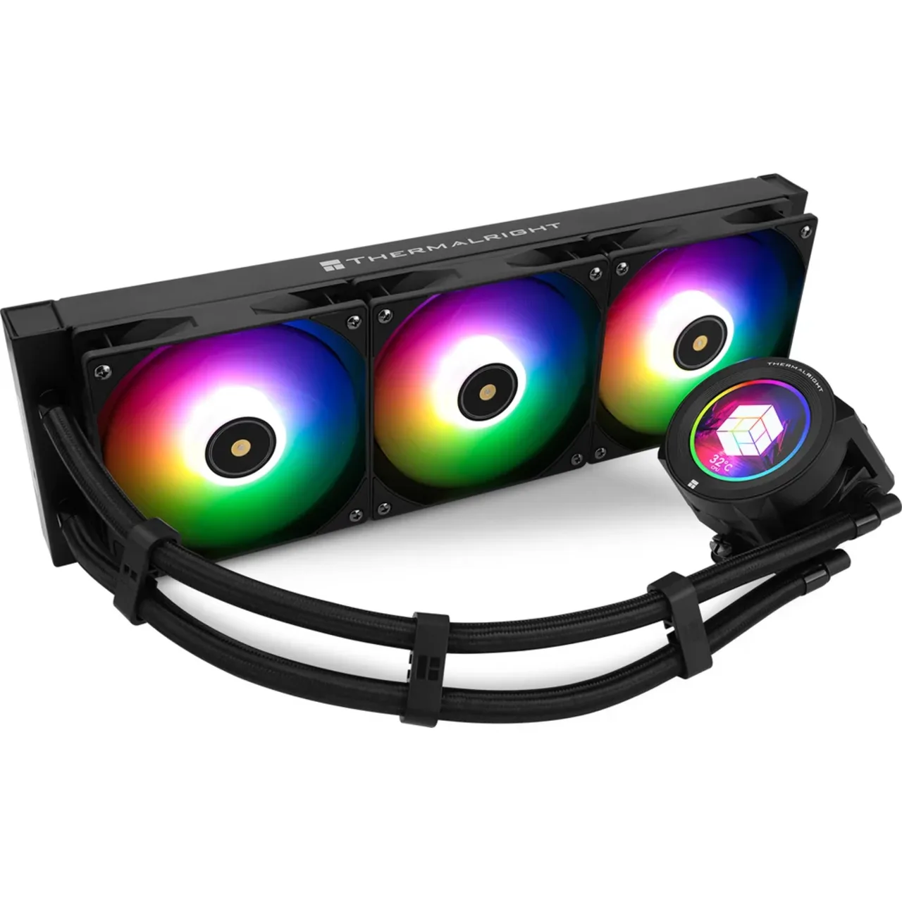 THERMALRIGHT TR 360 CORE VISION LCD ARGB BLACK  thumbnail 2