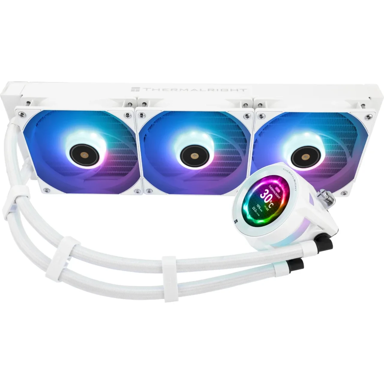 THERMALRIGHT TR 360 CORE VISION LCD ARGB WHITE - Main Image