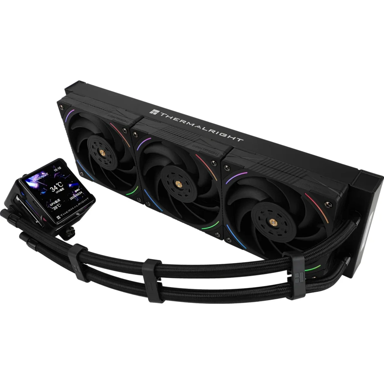 THERMALRIGHT TR 360 ELITE VISION LCD ARGB BLACK thumbnail 3