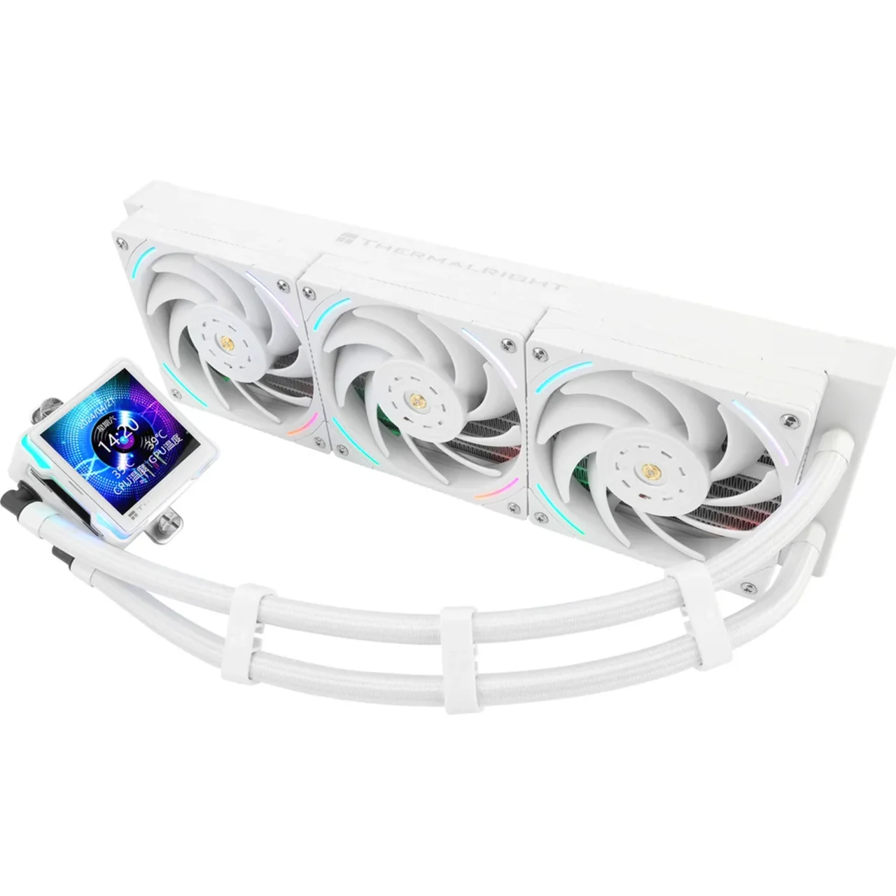 THERMALRIGHT TR 360 ELITE VISION LCD ARGB WHITE thumbnail 3