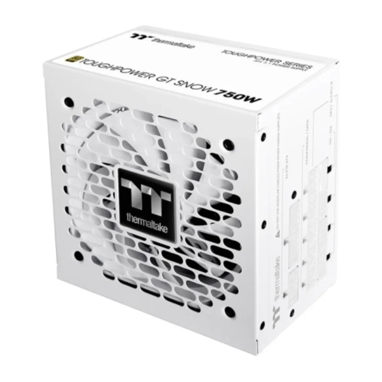 Thermaltake Toughpower GT Snow Power Supply, 750W, 80 PLUS Gold, Fully Modular, ATX 3.1, PCIe Gen 5.1, White 2 Thermaltake Toughpower GT Snow Power Supply, 750W, 80 PLUS Gold, Fully Modular, ATX 3.1, PCIe Gen 5.1, White thumbnail 2