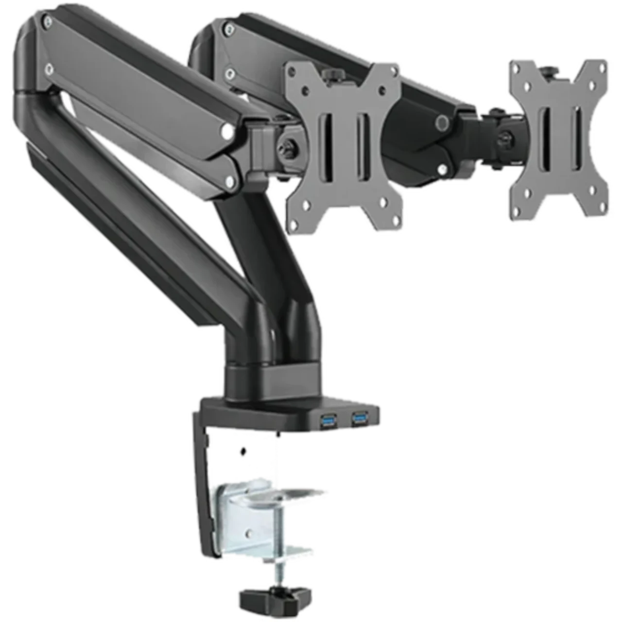 Twisted Minds Dual Monitor Aluminum Slim Mechanical Spring USB Monitor Arm TM-26-C012U 4 Twisted Minds Dual Monitor Aluminum Slim Mechanical Spring USB Monitor Arm TM-26-C012U thumbnail 4