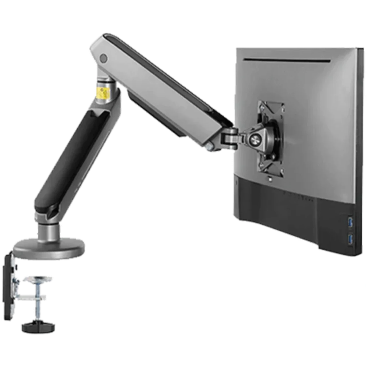 Twisted Minds Premium Gaming Single Monitor Arm RGB Lighting – Grey - TM-54-C06-G 2 Twisted Minds Premium Gaming Single Monitor Arm RGB Lighting – Grey - TM-54-C06-G thumbnail 2