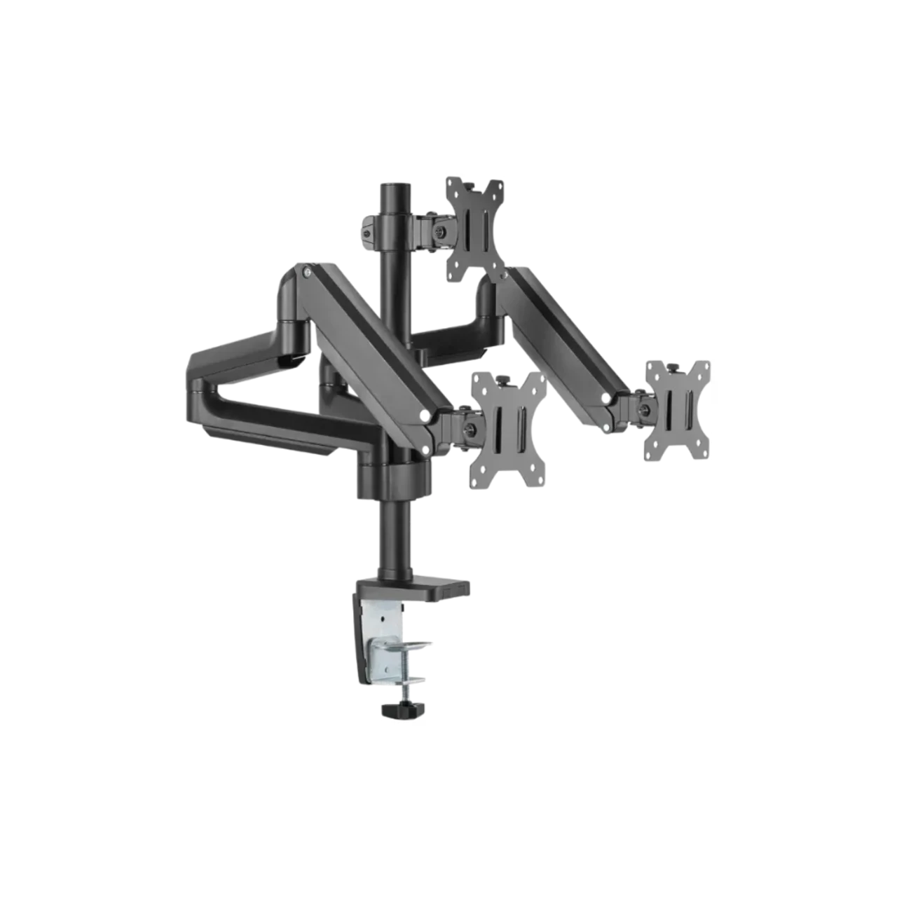 Twistedminds Premium Triple Monitors Aluminum Pole Mounted Gas Spring Monitor Arm – TM-26-C018P 2 Twistedminds Premium Triple Monitors Aluminum Pole Mounted Gas Spring Monitor Arm – TM-26-C018P thumbnail 2