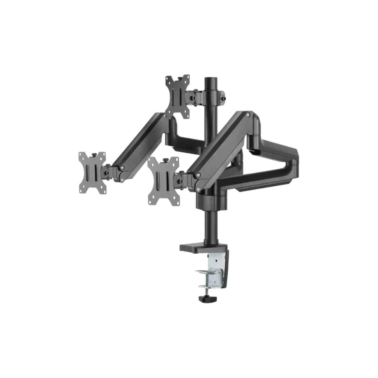 Twistedminds Premium Triple Monitors Aluminum Pole Mounted Gas Spring Monitor Arm – TM-26-C018P 3 Twistedminds Premium Triple Monitors Aluminum Pole Mounted Gas Spring Monitor Arm – TM-26-C018P thumbnail 3