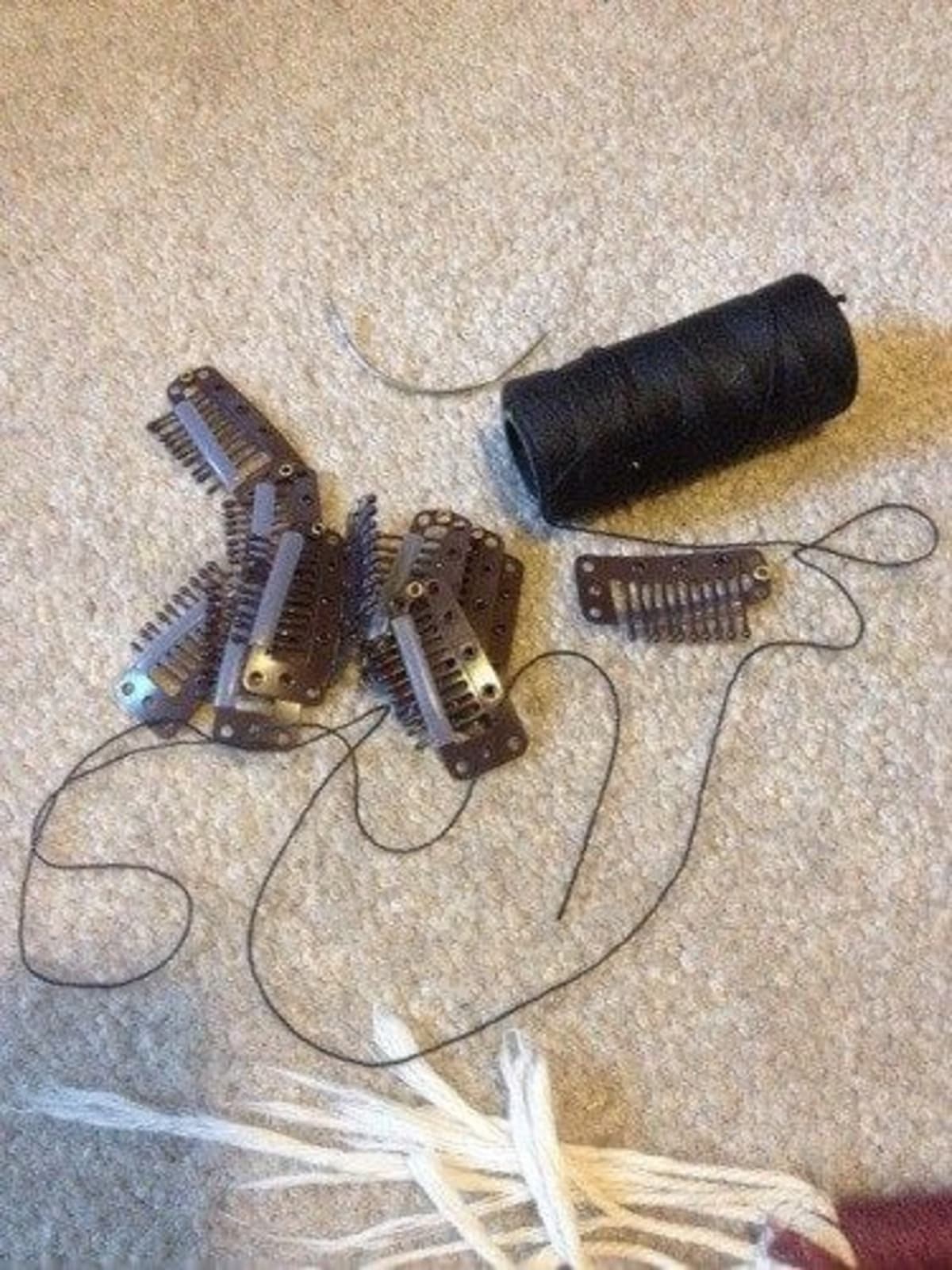 Clip-in-Zubehör: mehrere Clip-Wefts